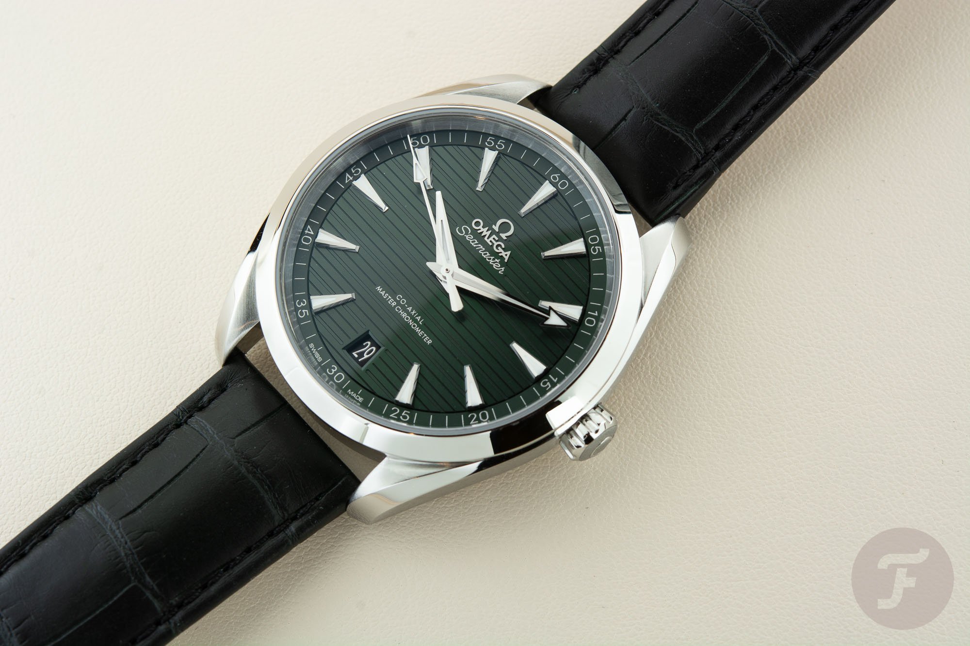 Green Dial Omega Seamaster Aqua Terra Review (220.10.41.21.10.001)