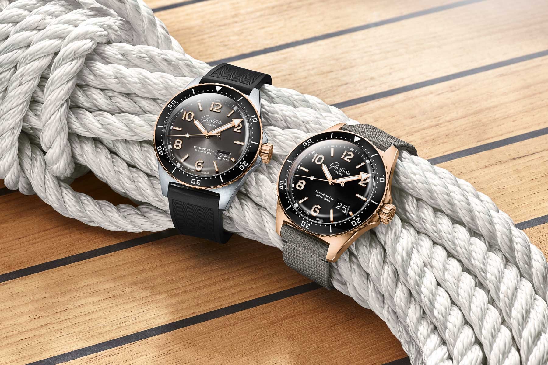 Glashütte Original SeaQ Panorama Date Gold