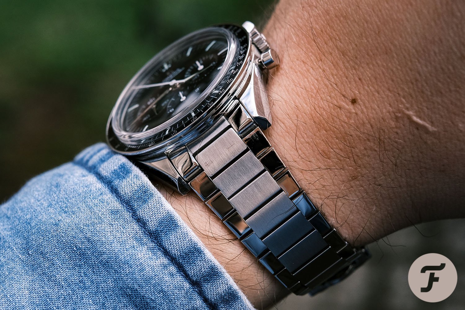 Forstner Flat Link 19mm(スピードマスター用) Forstner Flat Link Bracelet for Omega Speedmaster