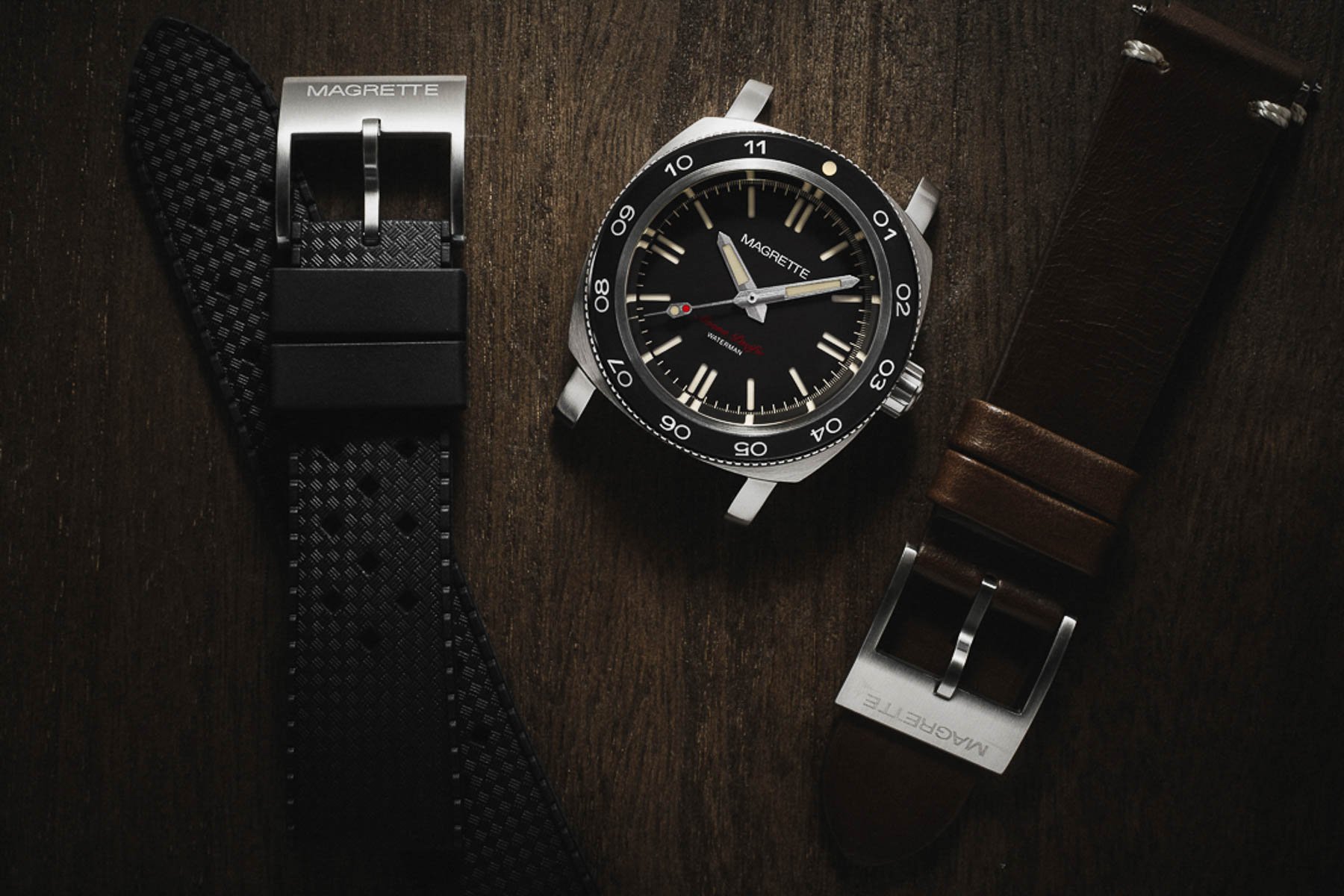 Magrette Pacific Waterman Steel Watch