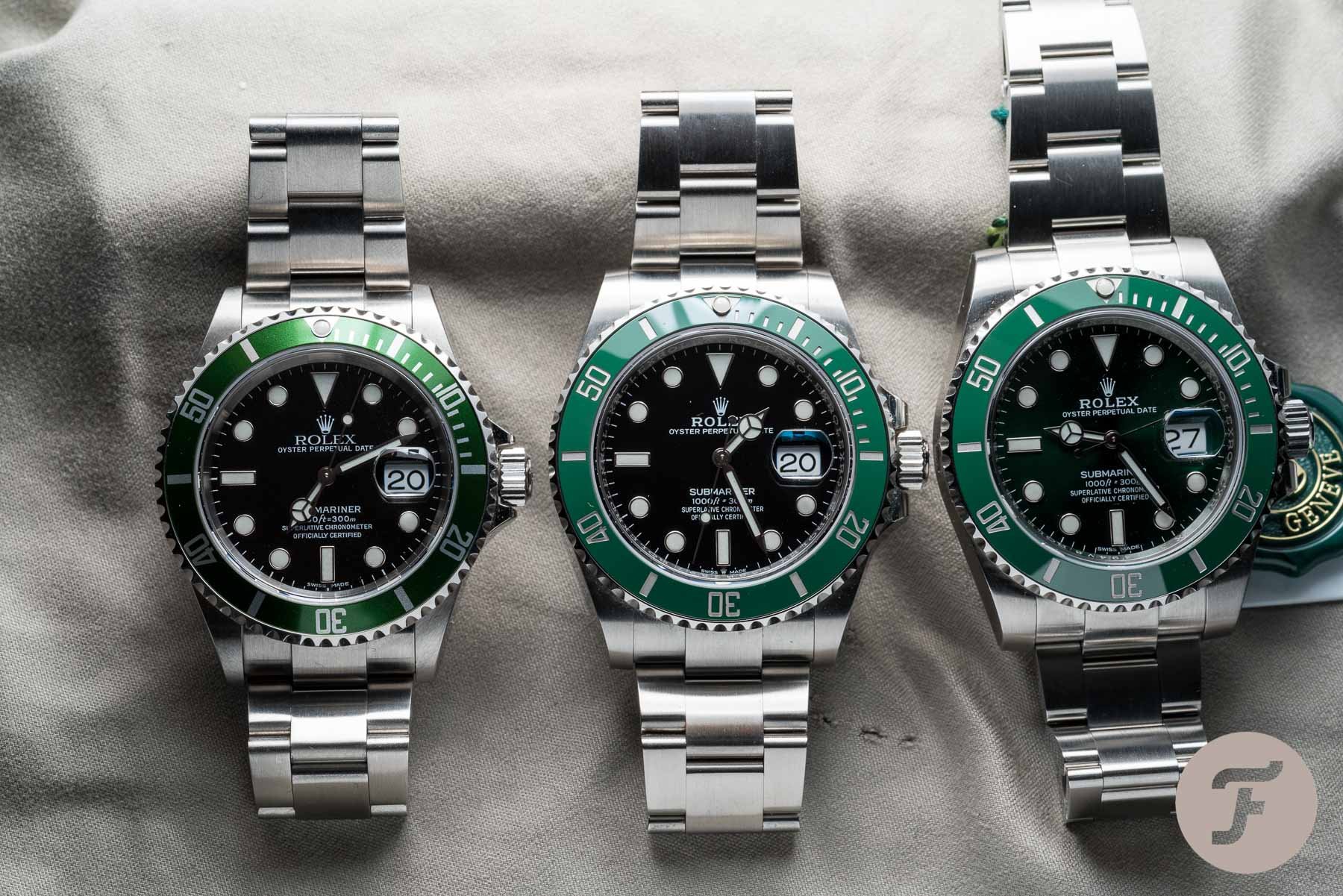 Going Green: History Of The Green Rolex Submariner references, 16610LV,  116610LV, and 126610LV - THE COLLECTIVE