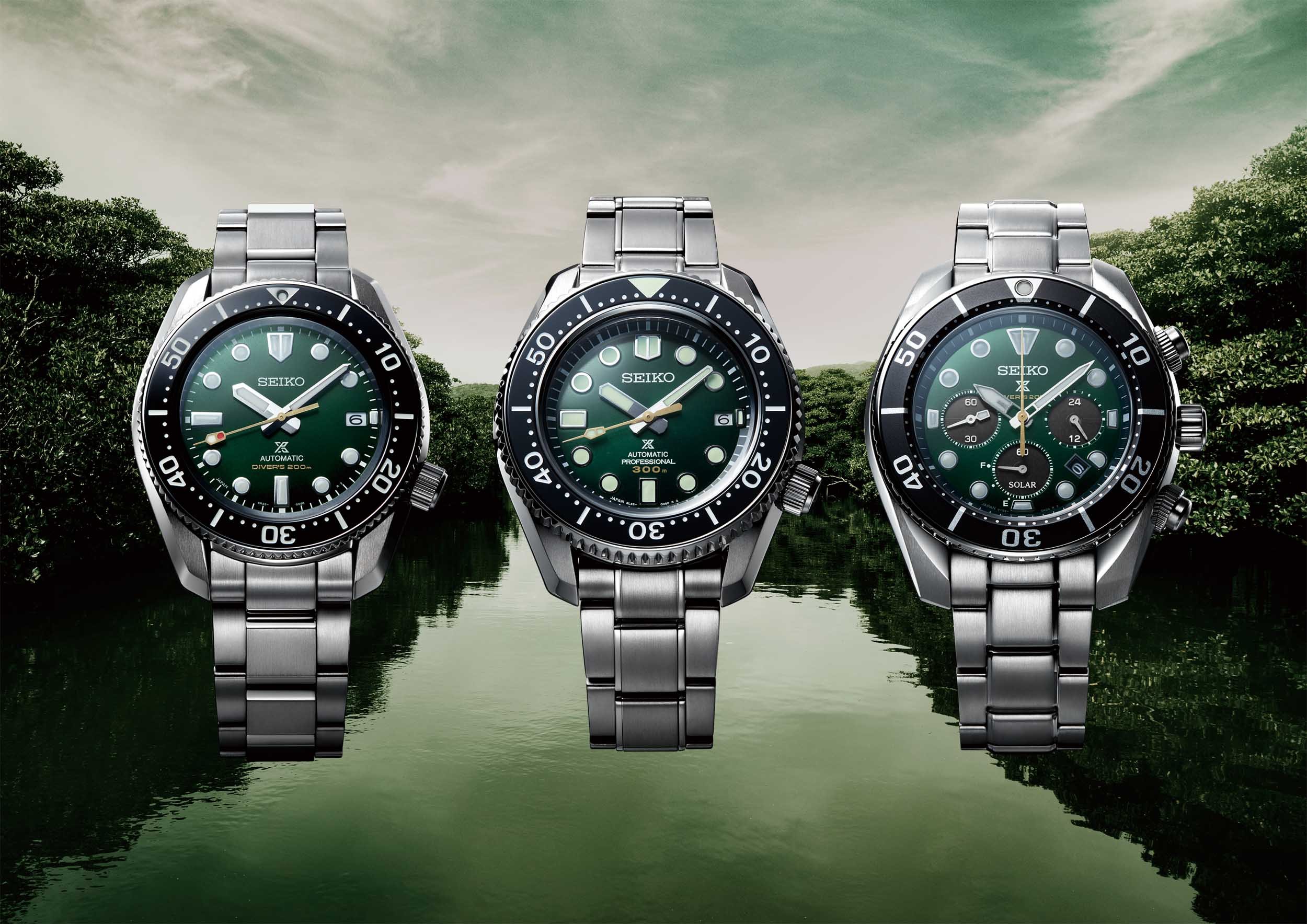 SEIKO PROSPEX グリーン Hot Take: Green Seiko Prospex Diver's Limited Editions, Presage