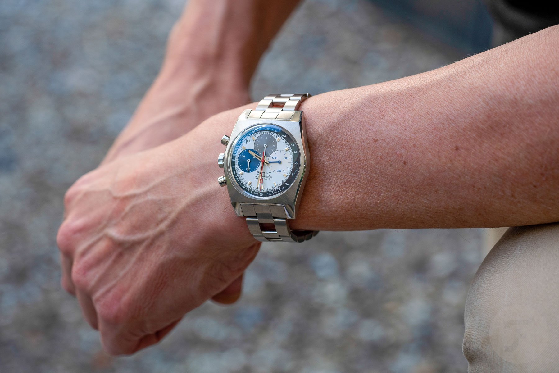 Zenith Chronomaster Sport El Primero Watch Blue Dial Steel