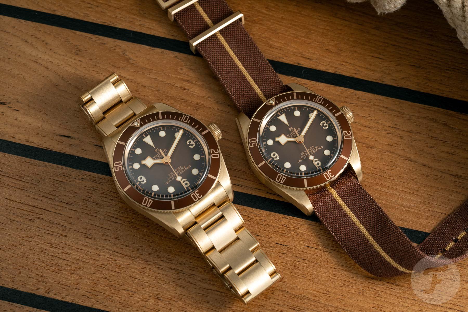 Tudor Blackbay Bronze 43mm Straps - Minimalist LV Monogram