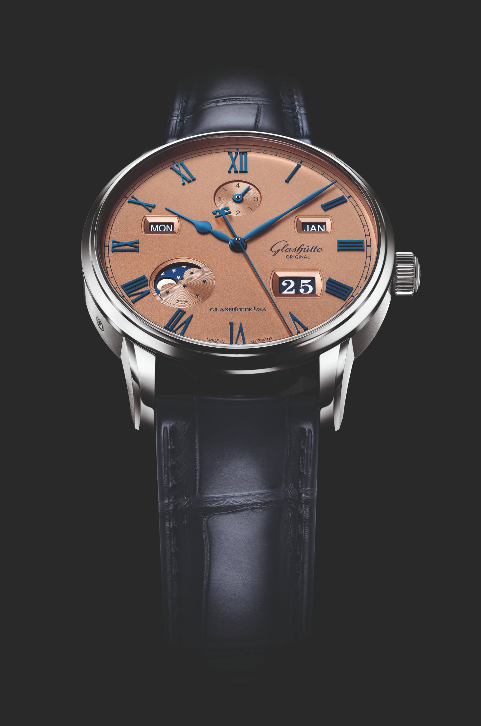 Glashütte Original Senator Excellence Perpetual Calendar Salmon