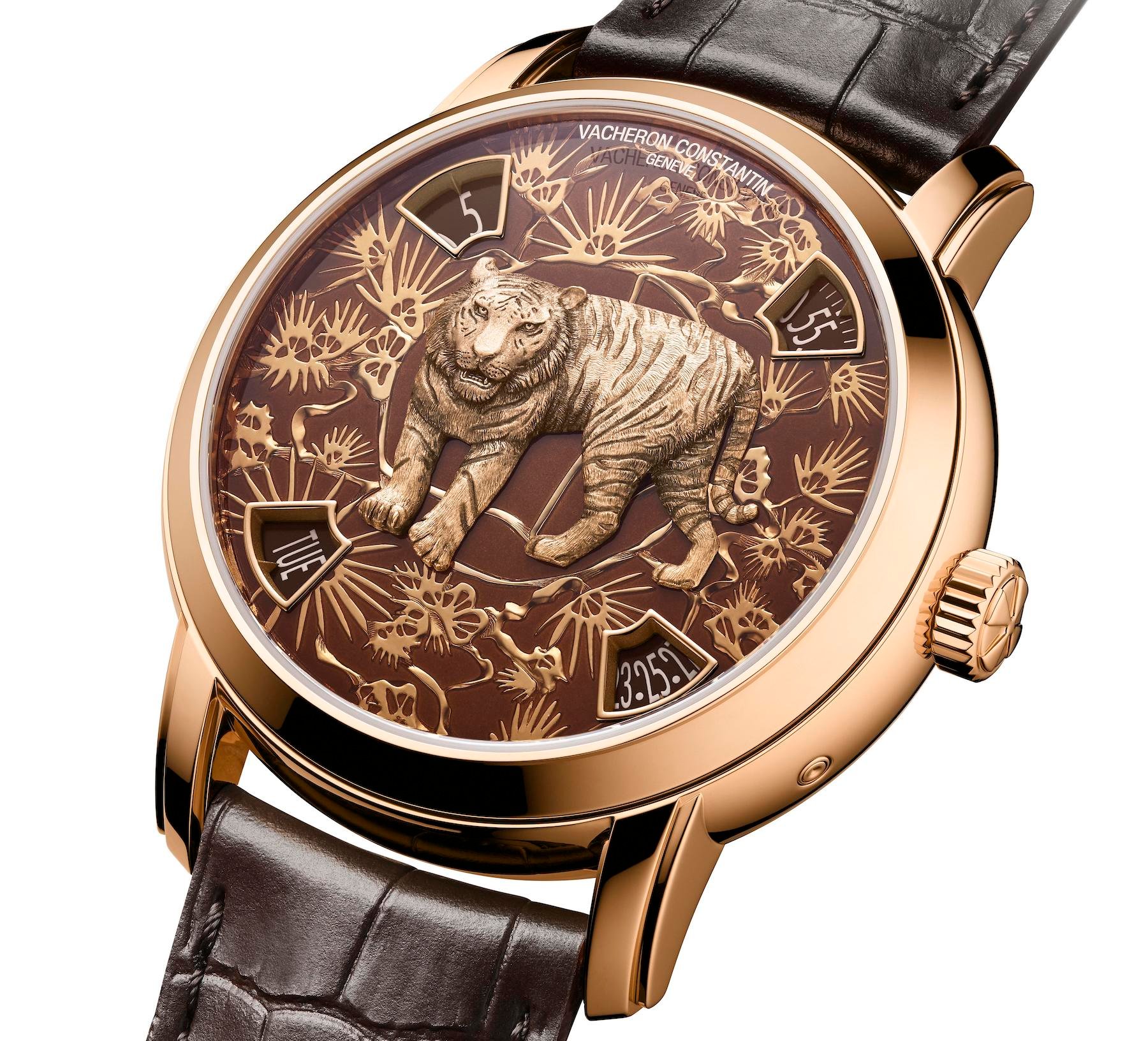 Vacheron Constantin Métiers d’Art The Legend Of The Chinese Zodiac Year Of The Tiger brown front