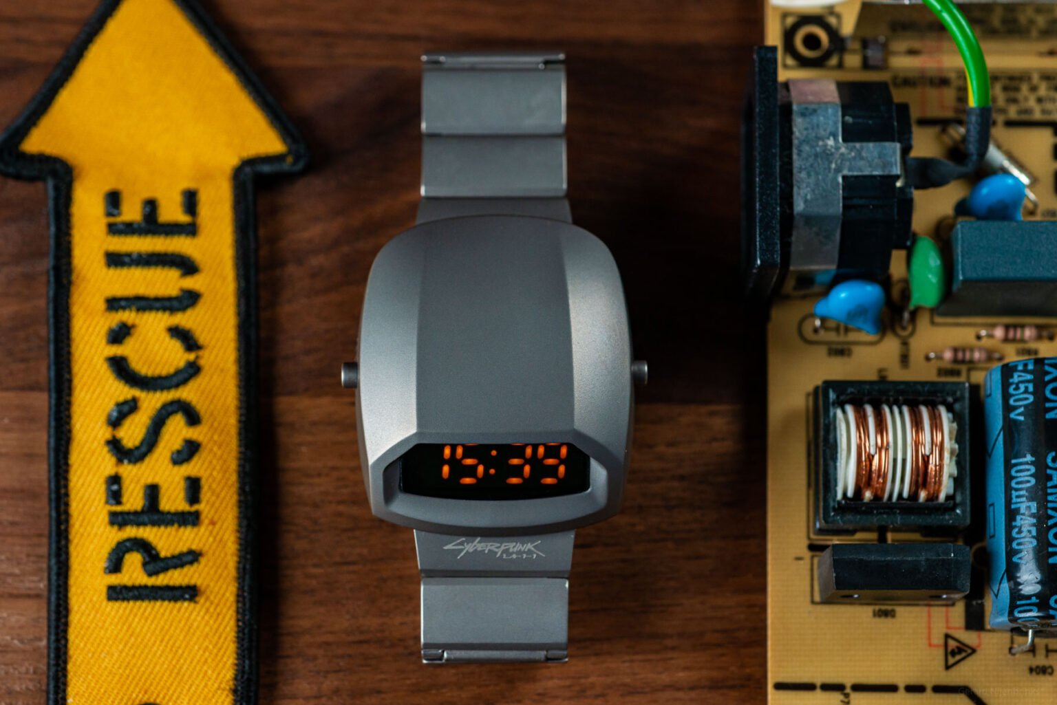 【F】 The Cyberpunk T-2077 Digital Watch — A 700-Piece Limited Edition