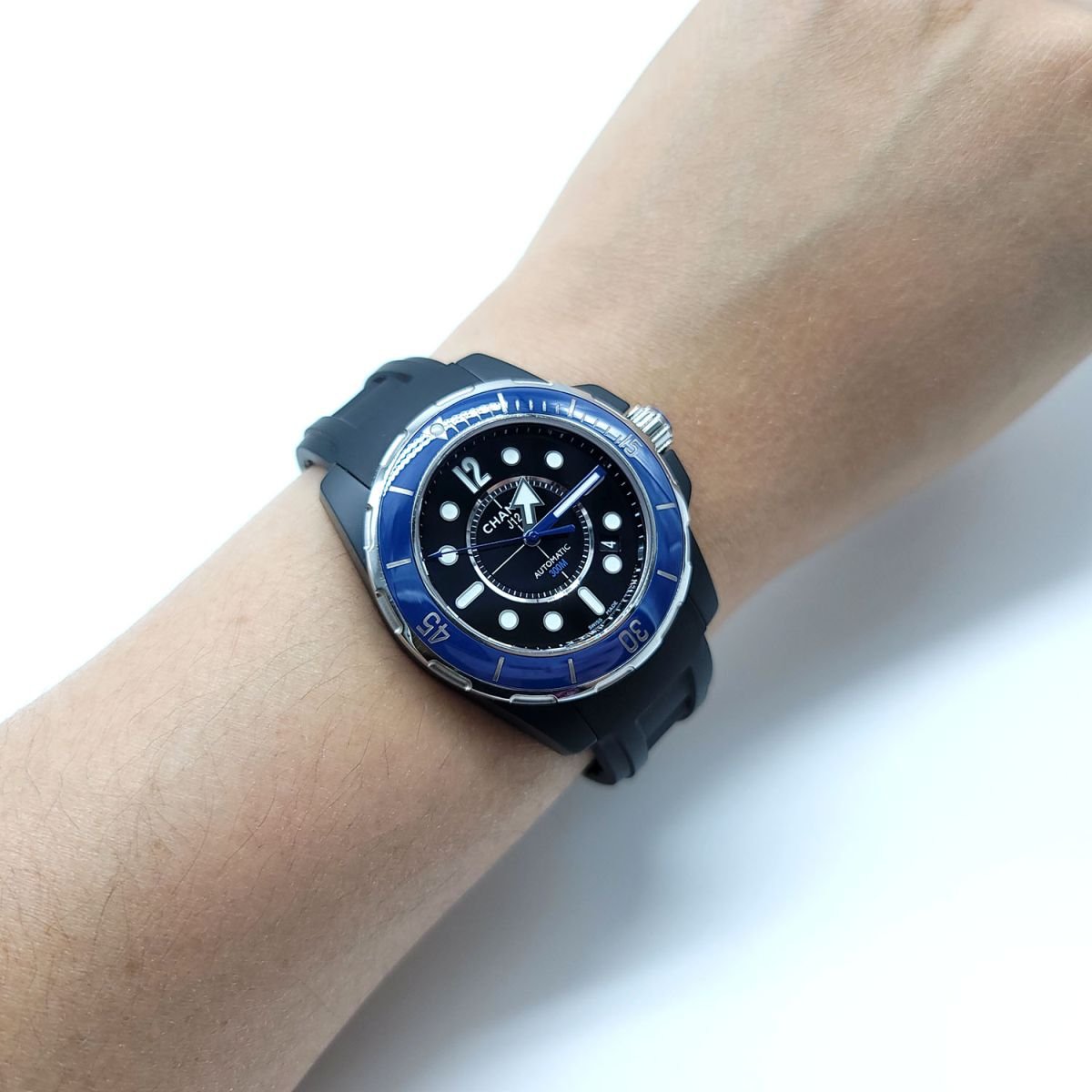 CHANEL J12 MARINE Black Ceramic Watch