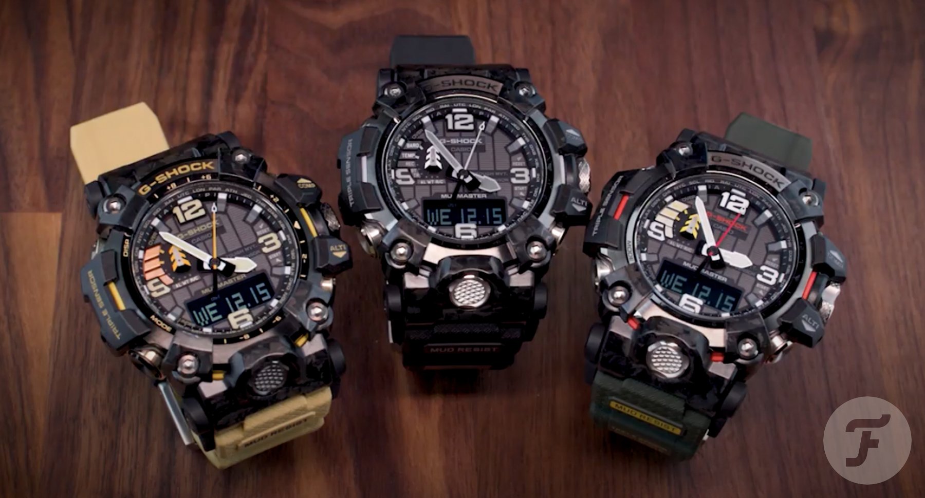 F】 Casio G-Shock Mudmaster — 3-Way Video Review