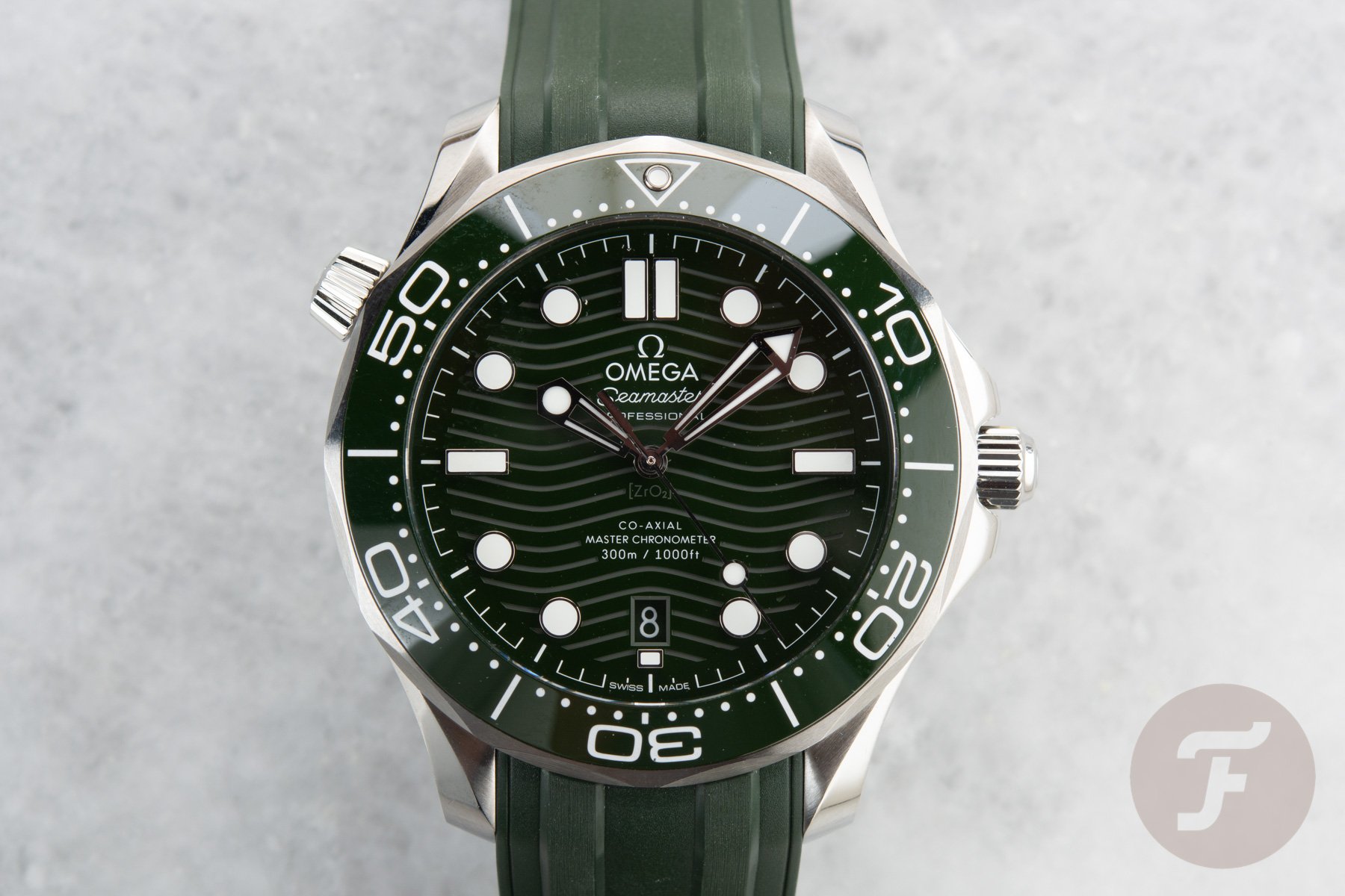 Green Omega Seamaster Diver 300m Professional Video Review