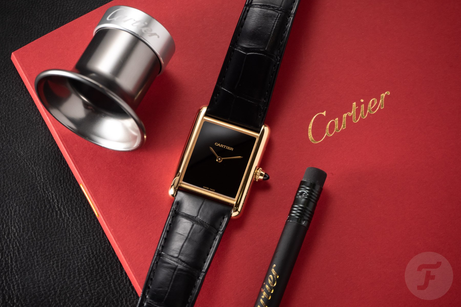 Cartier Tank Normale Yellow Gold Watch Review - Oracle Time