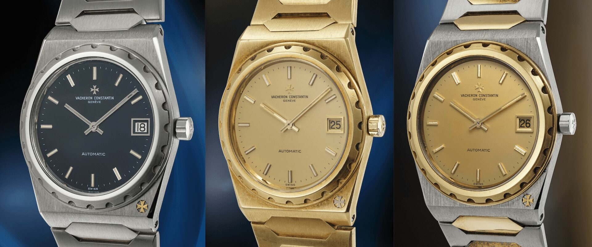 Phillips Geneva Watch Auction XV 2022 Vacheron Constantin Vintage 222 Trio Watches