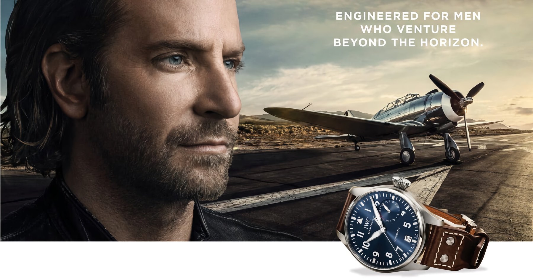 BRADLEY COOPER NEW IWC BRAND AMBASSADOR