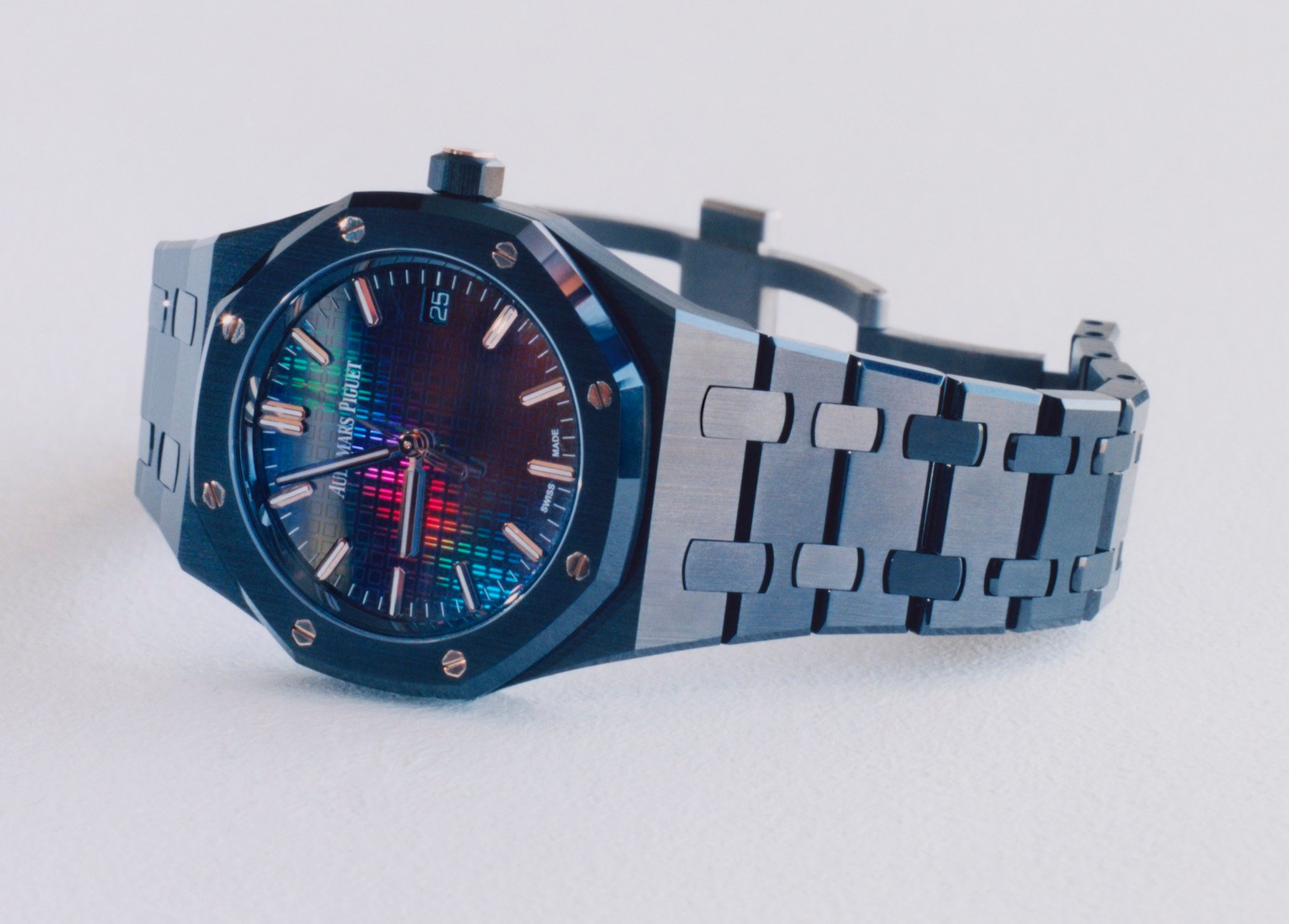 Audemars Piguet Royal Oak Selfwinding 34mm Black Ceramic Carolina Bucci Limited Edition Watch