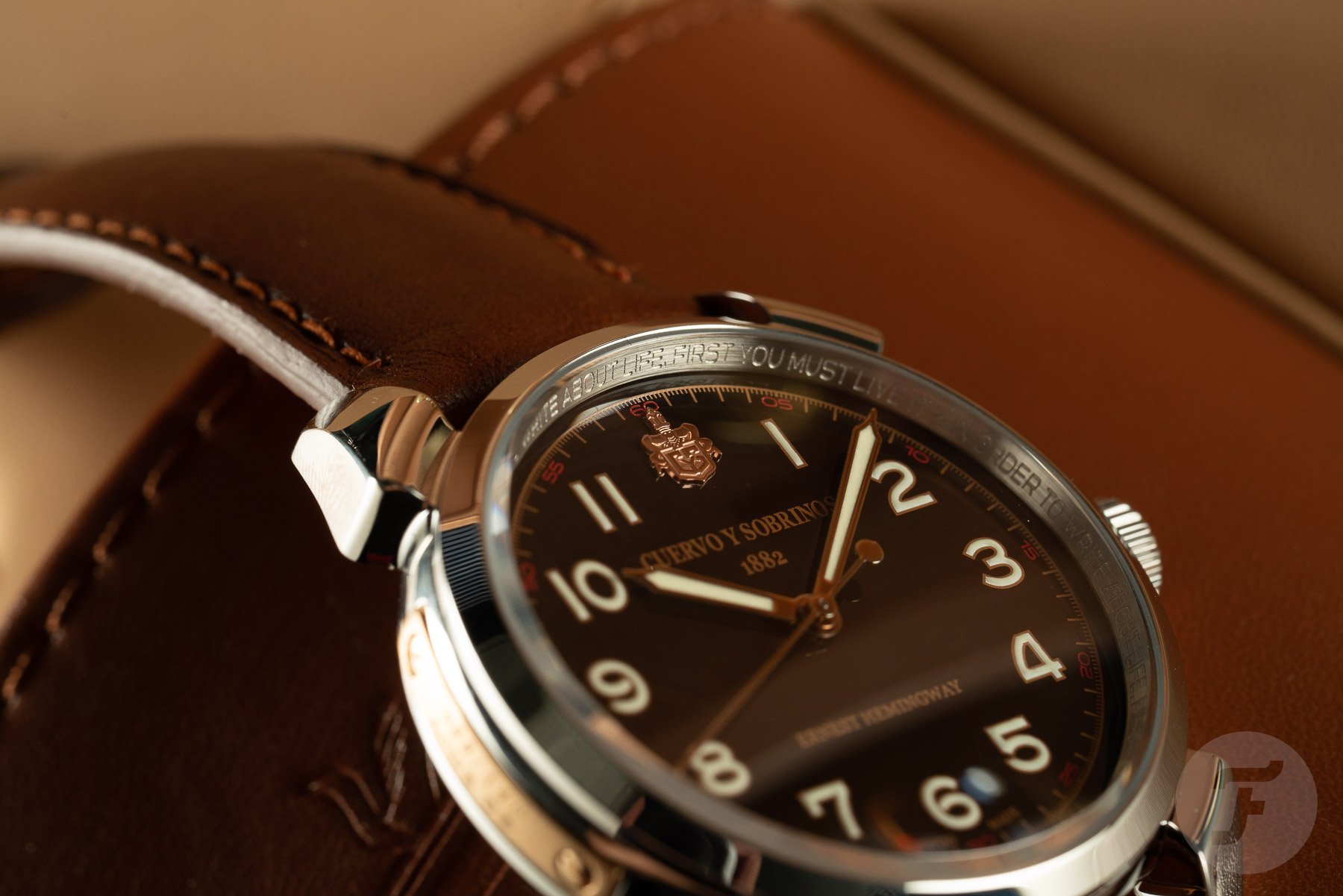 Cuervo y Sobrinos Historiador Hemingway Limited Edition Watch