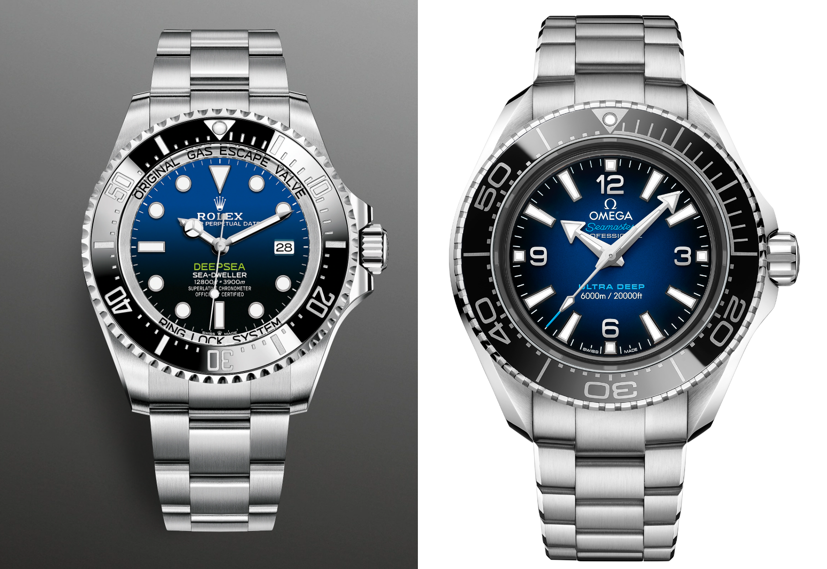 【F】 Rolex Deepsea Vs. Omega Seamaster Ultra Deep