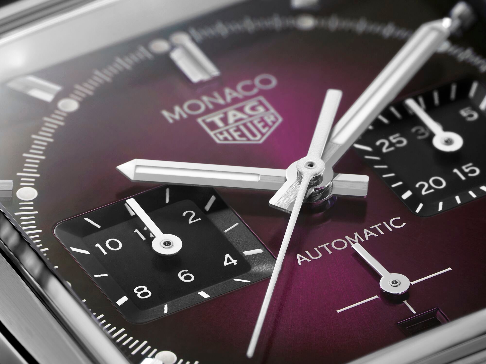 TAG Heuer Monaco Purple Dial Limited Edition Chronograph Watch