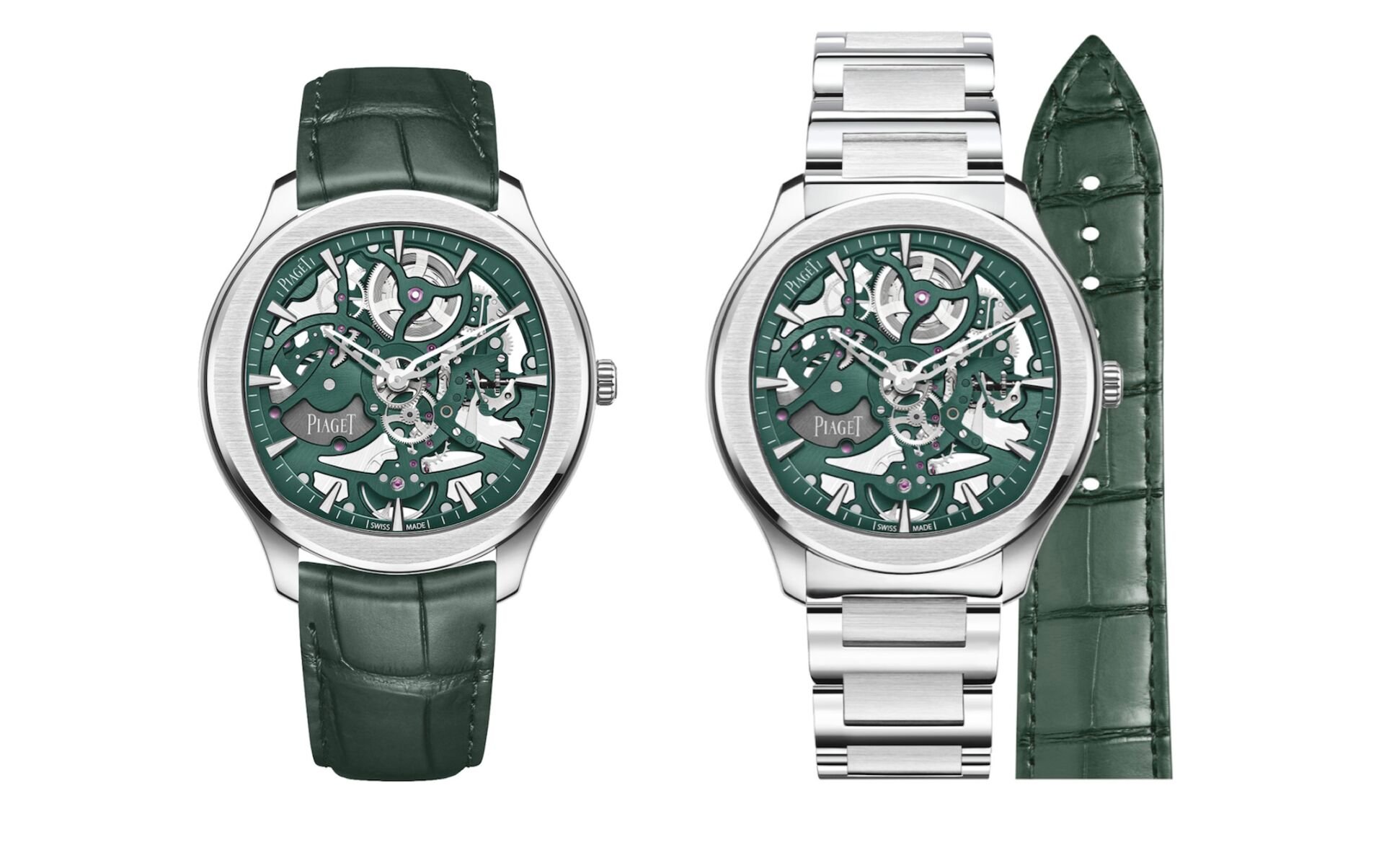 Piaget Polo Skeleton Green Watch