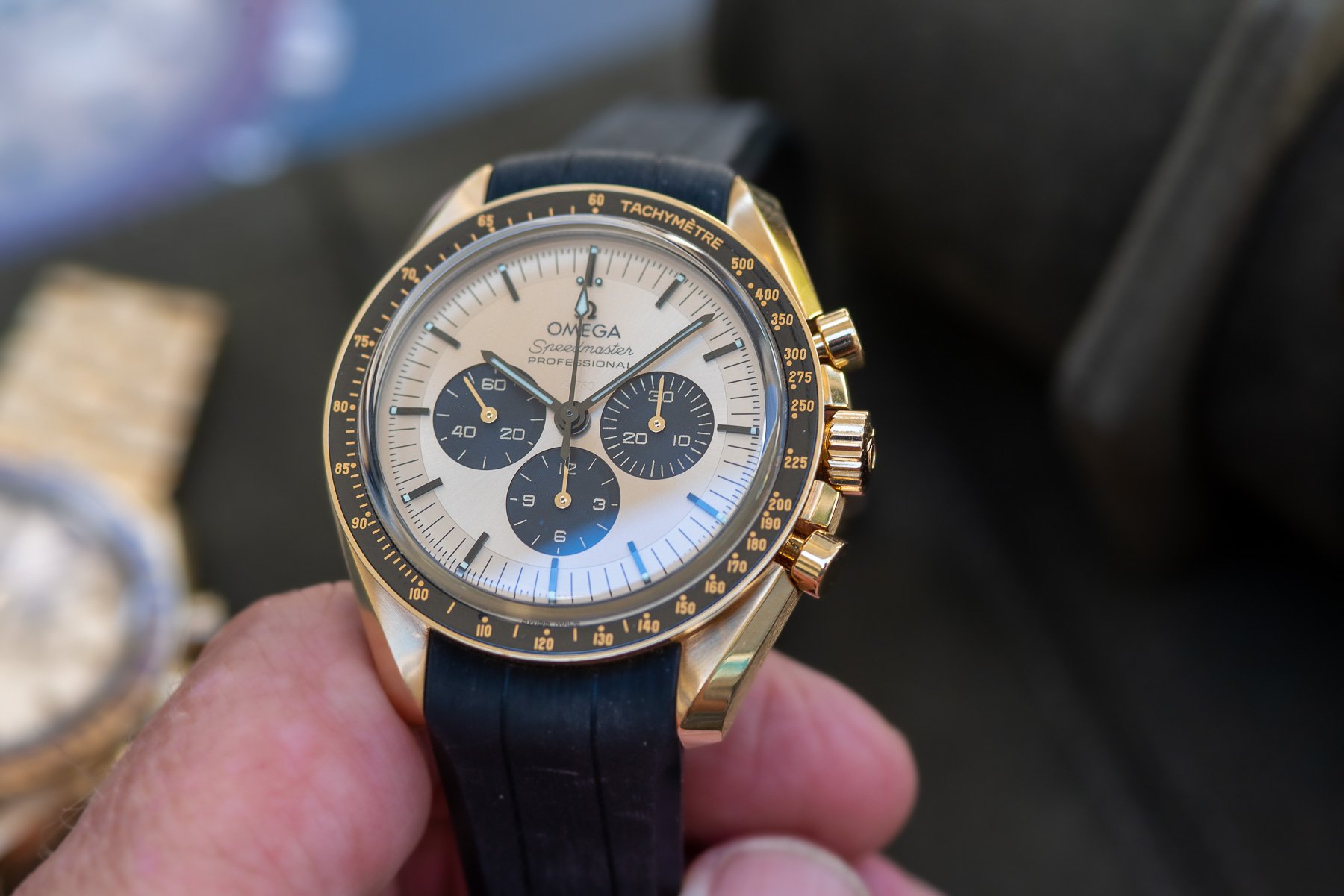 Hands-On: Three New Omega Speedmaster Moonwatch Professionals In Moonshine  Gold