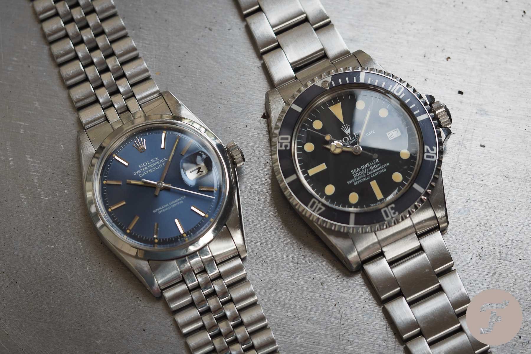 【F】 The Two-Watch Vintage Rolex Collection