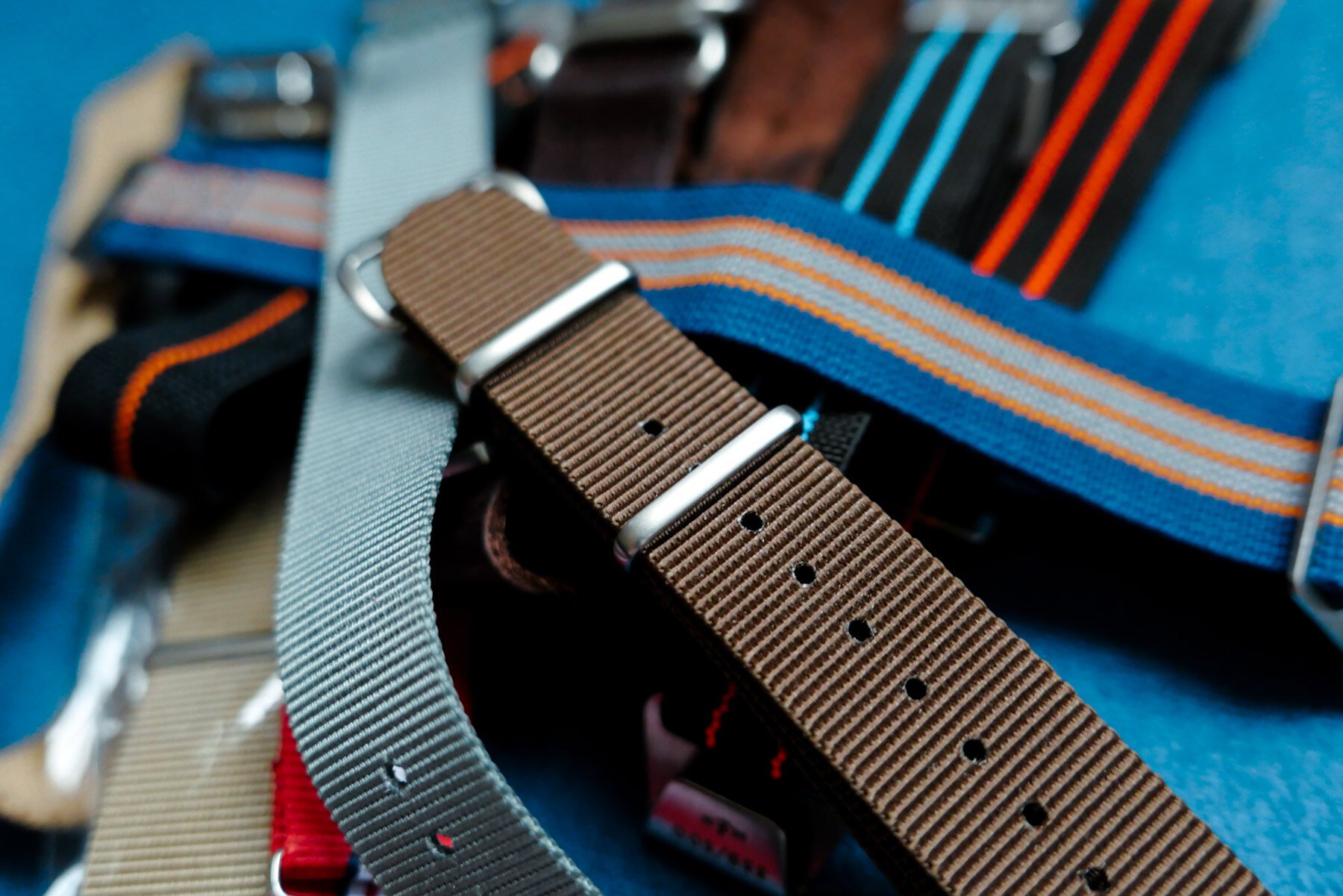 Blue Jean Ostrich Signature Strap - Delugs