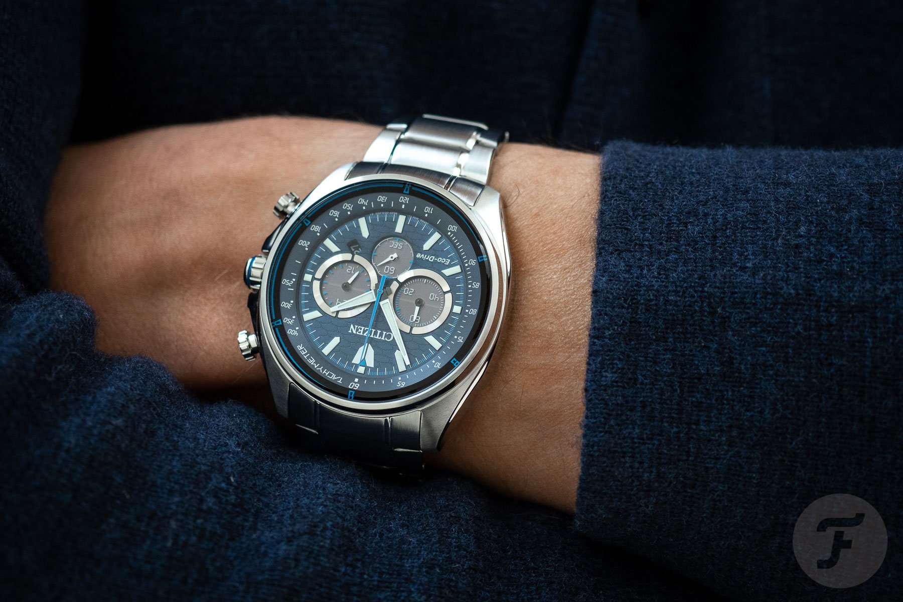 The Chronograph Citizen Eco-Drive Entry-Level CA4560-81L F】