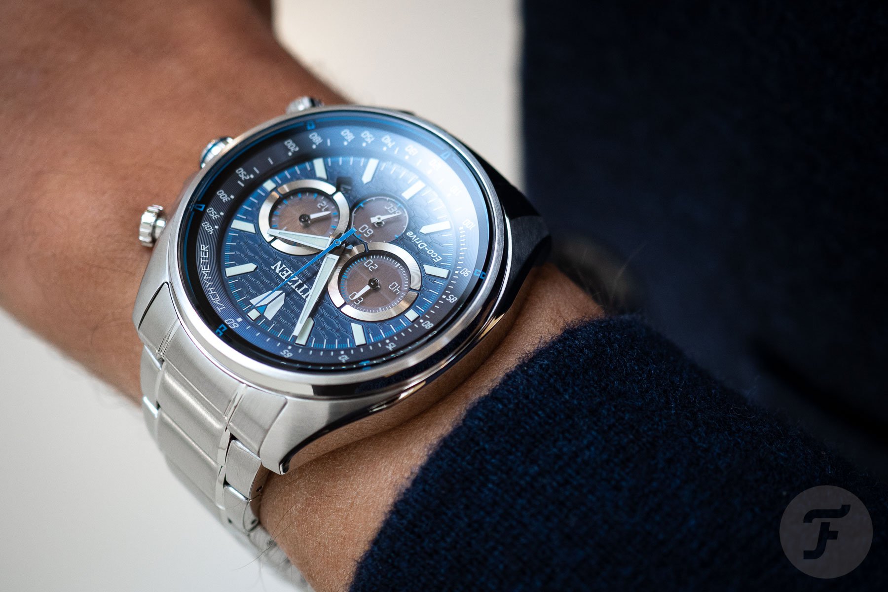 F】 The Entry-Level Citizen CA4560-81L Eco-Drive Chronograph