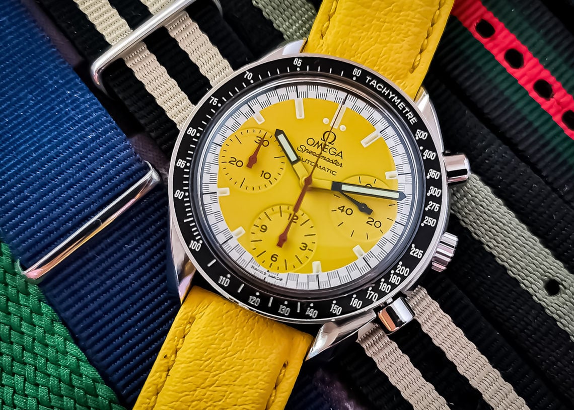 Black And Yellow Watches — Omega Speedmaster Racing Schumacher ref. 3510.12.00