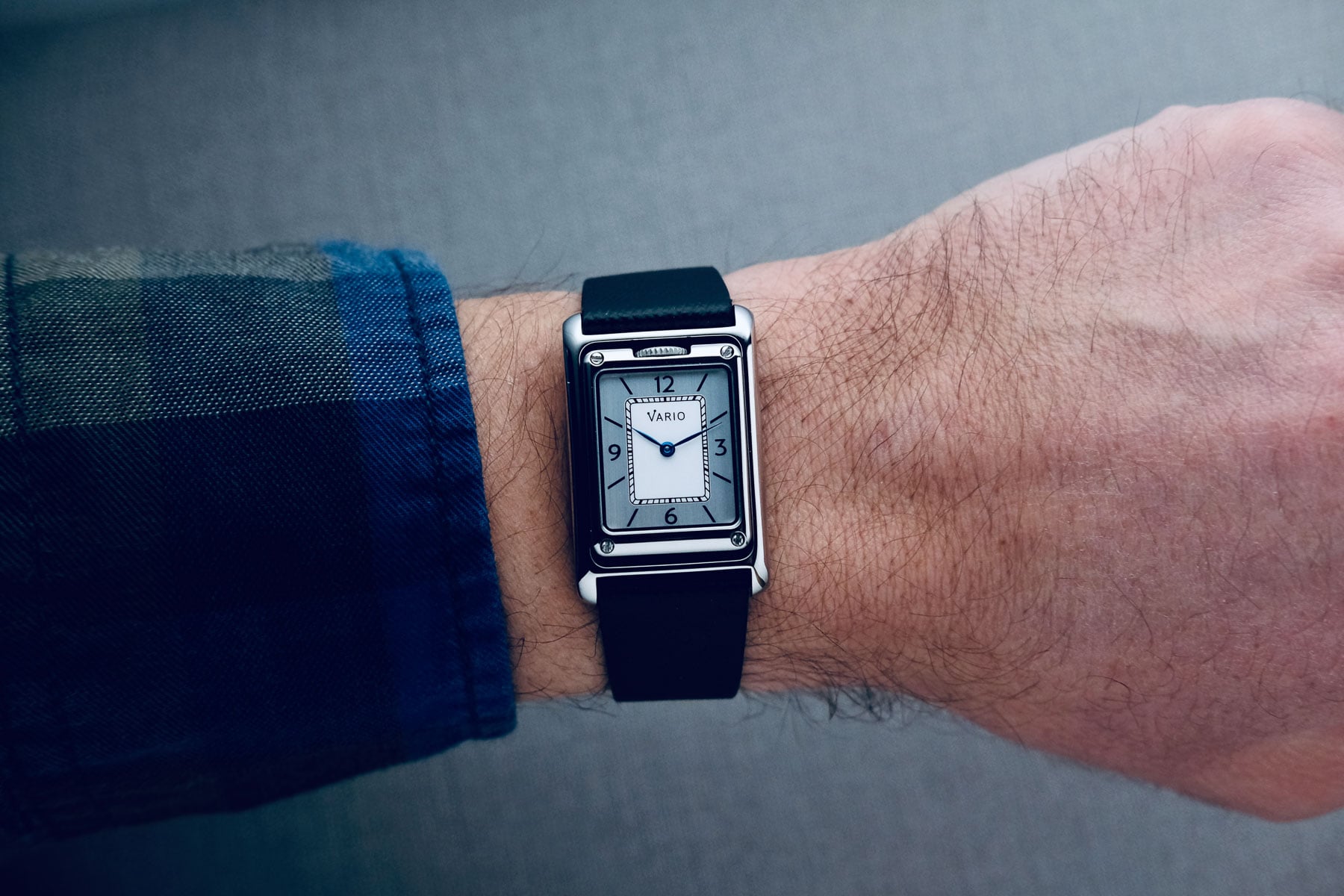 時計 Vario VERSA Reversible Silver-BlackWatch Vario VERSA Reversible Silver-BlackWatch Vario VERSA Reversible