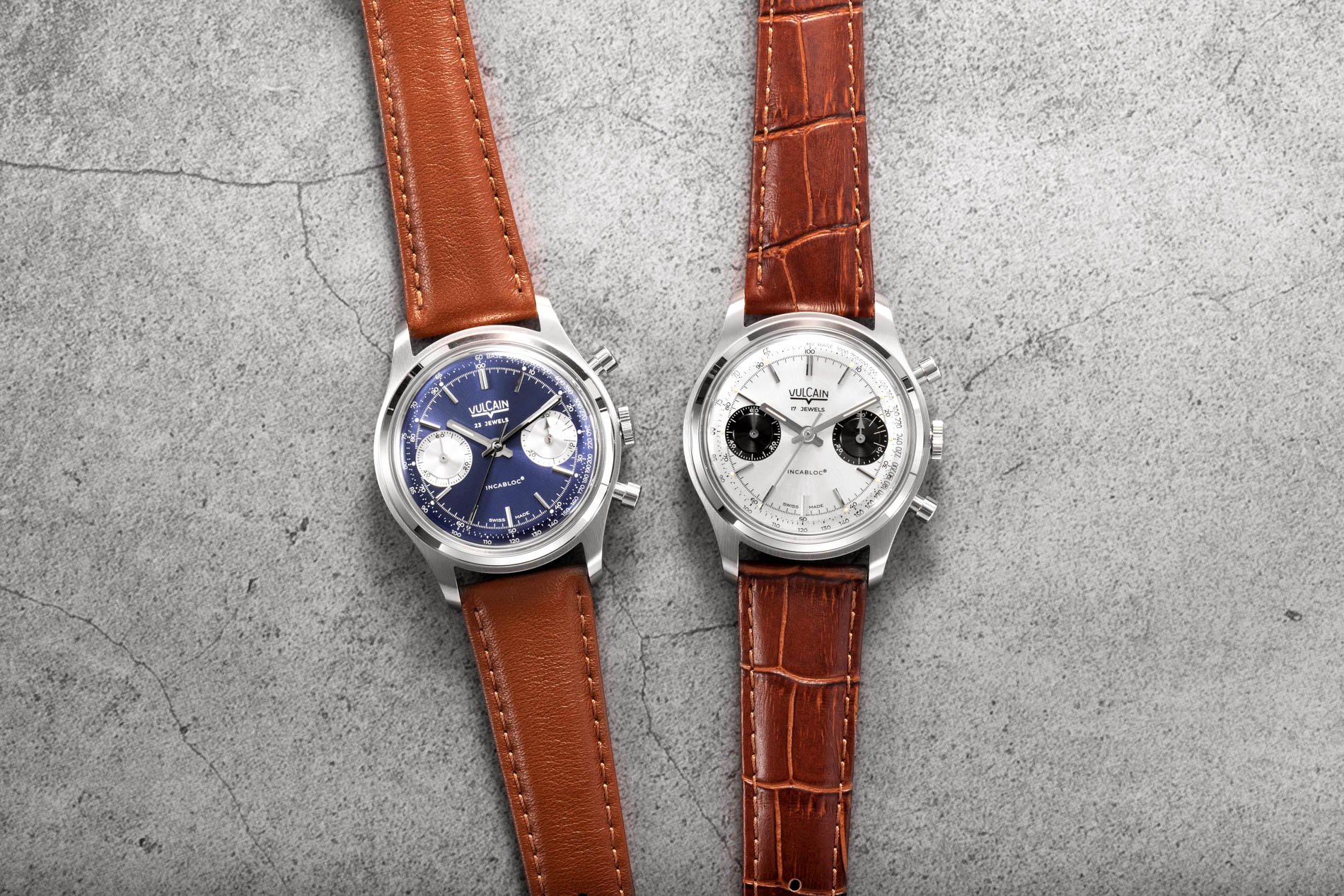 東京オリンピック　ピンズ　モンテネグロ　Montenegro Vulcain Chronograph 1970's Black & Silver – The Watch Pages
