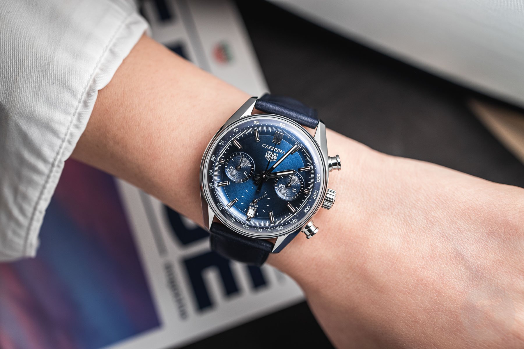 Introducing The 39mm TAG Heuer Carrera Chronograph Glassbox (Live Pics)