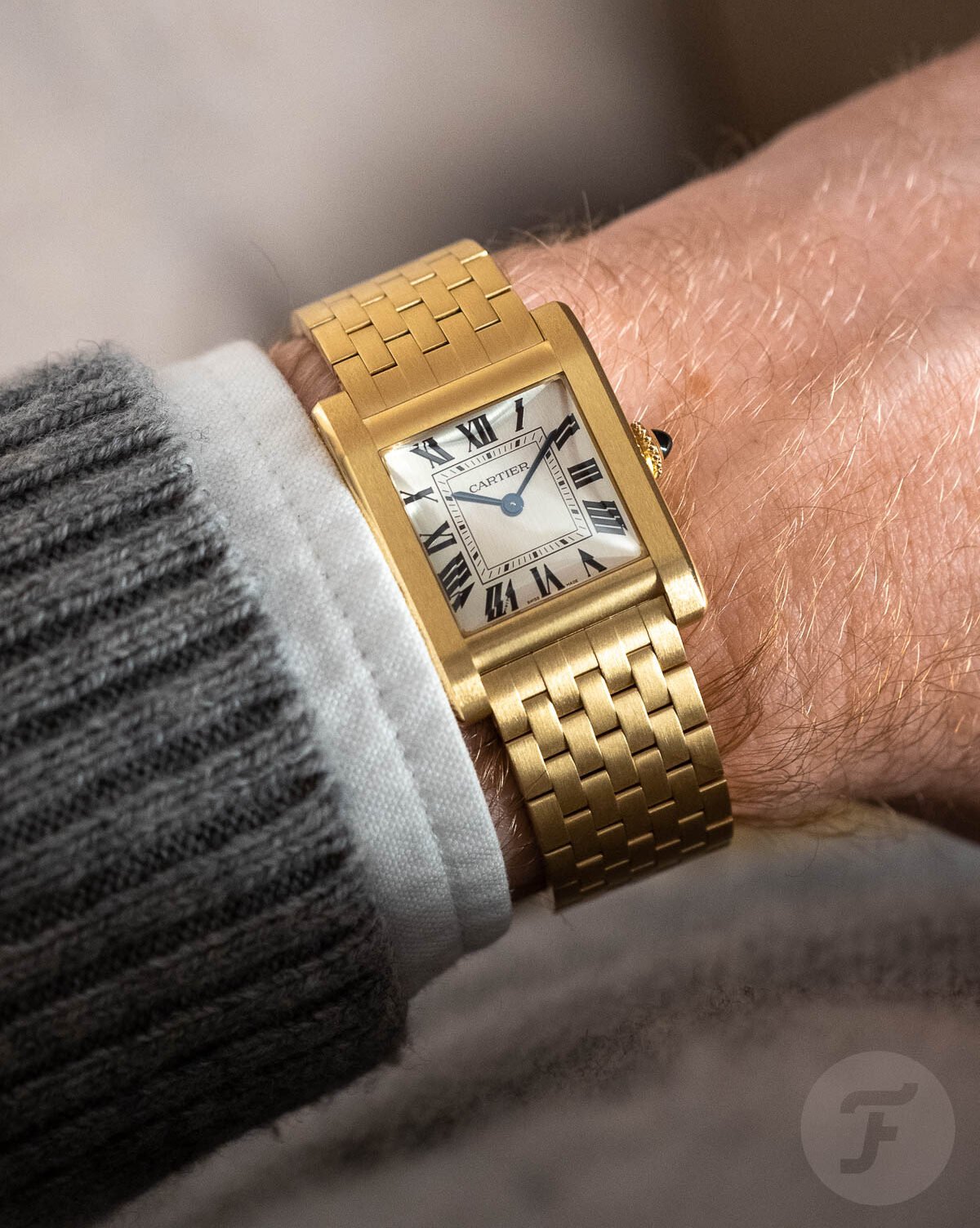 Cartier Privé Tank Normale gold