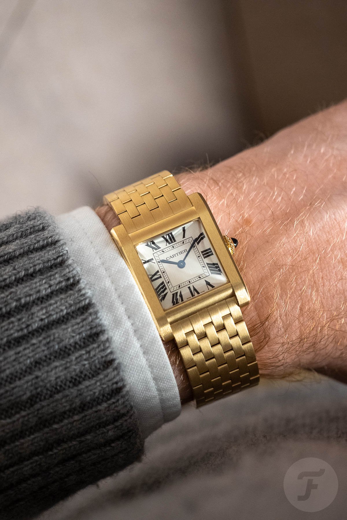 Hands-On: Cartier Privé Tank Normale Watch In Full Gold