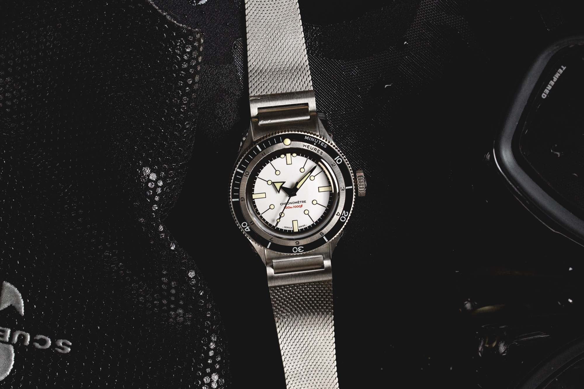 indies only — white-dial Serica 5303 flat-lay