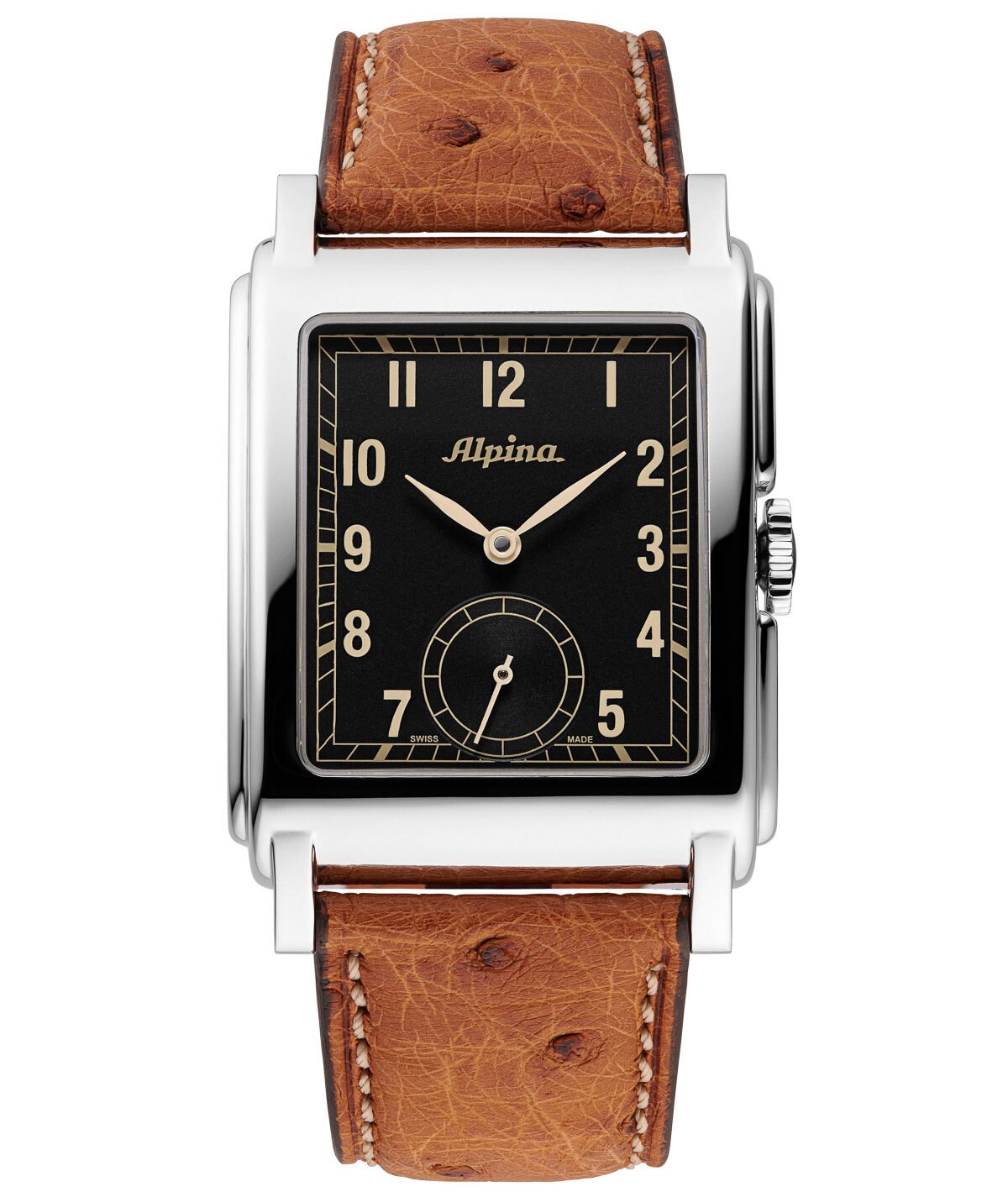 Alpina Alpiner Heritage Carrée Automatic black dial