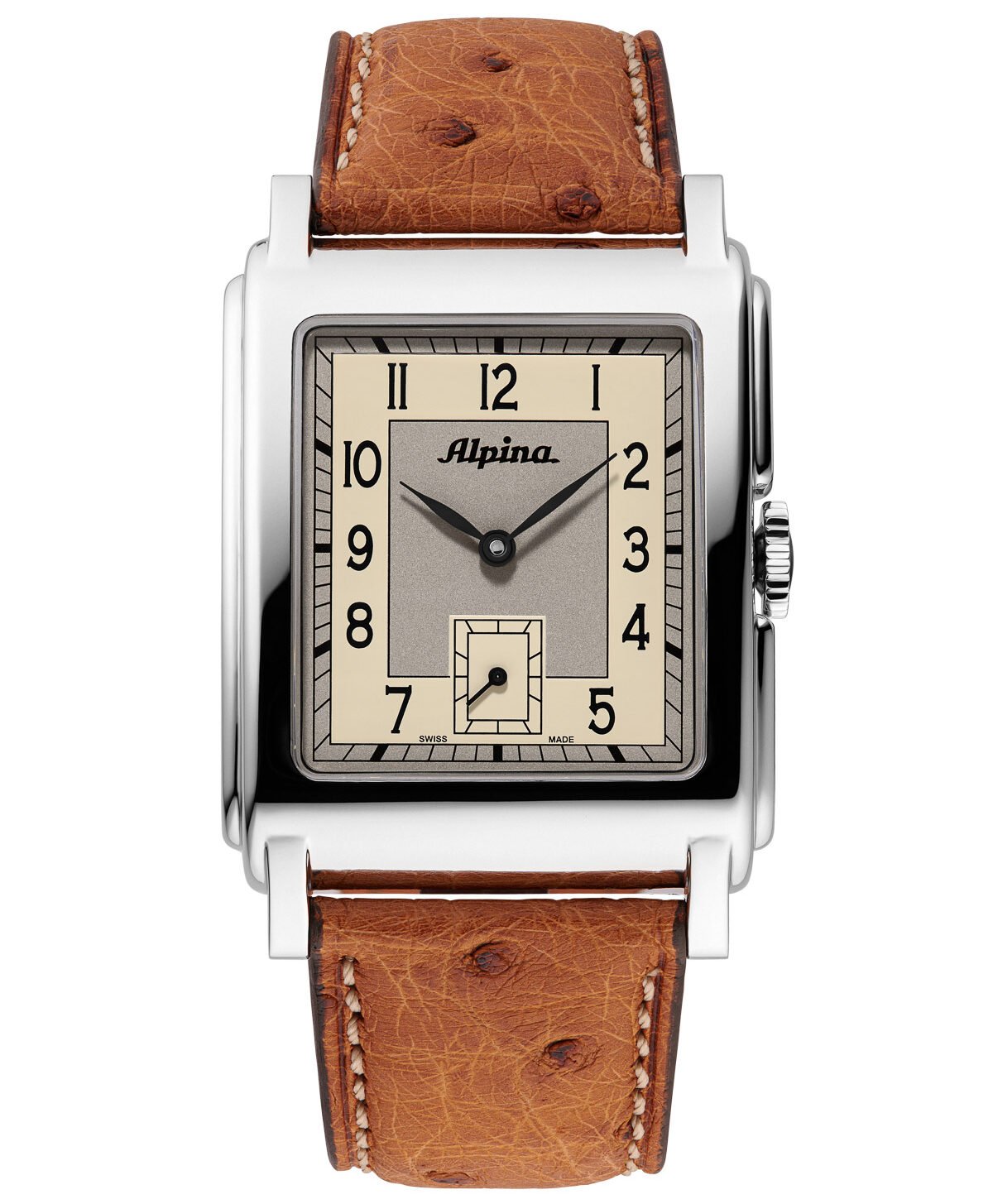 Alpina Alpiner Heritage Carrée Automatic silver dial