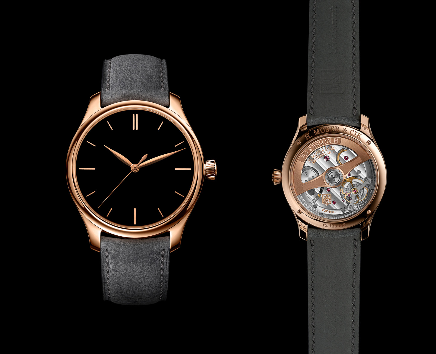 H. Moser & Cie. Endeavour Centre Seconds Vantablack