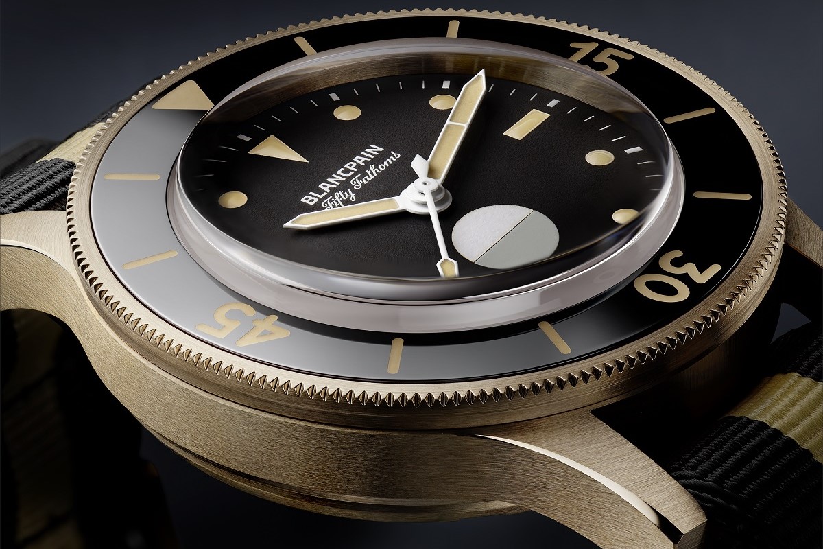 First Impression: Blancpain Fifty Fathoms 70th Anniversary Act 3 ? Old Shapes In New Bronze Gold