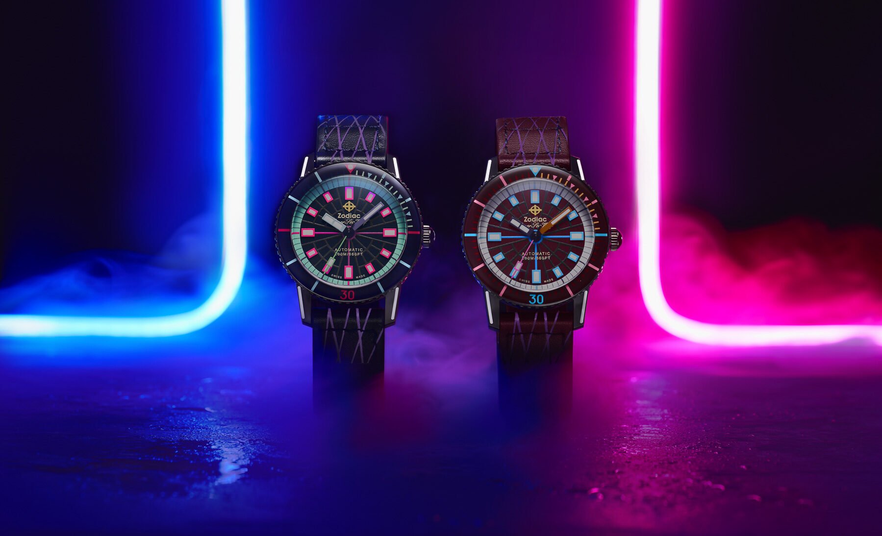 Introducing: The Zodiac × Worn & Wound Super Sea Wolf Laser Tag Limited Editions