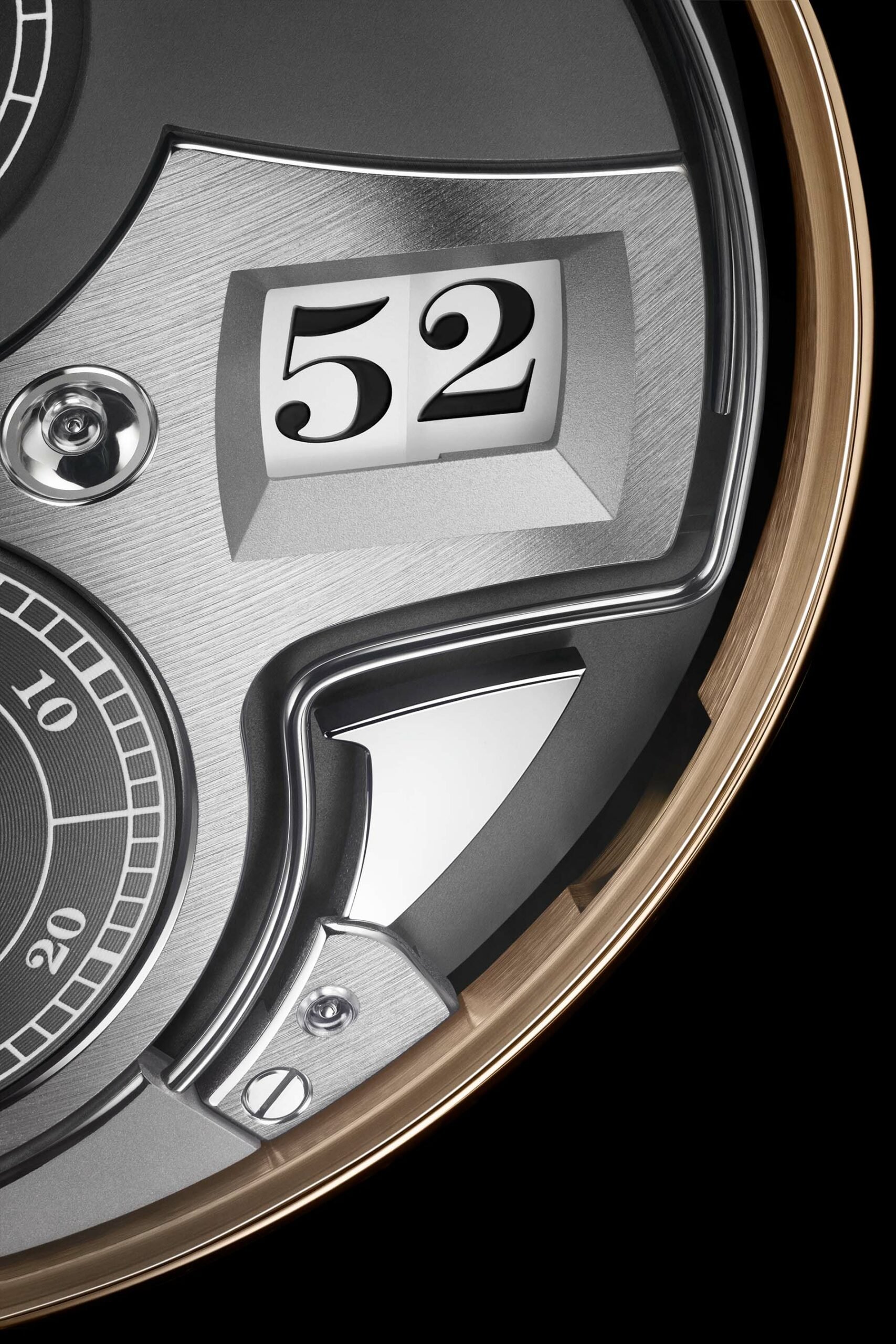 A. Lange & Söhne Zeitwerk Minute Repeater Honeygold hammer and minute display