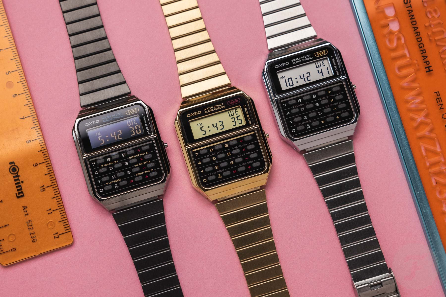 Hands-On With The Nostalgic Casio CA-500 Calculator Watches