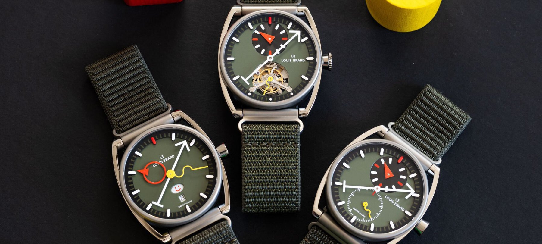 Introducing: The New Le Triptyque Louis Erard × Alain Silberstein In Contemporary Khaki