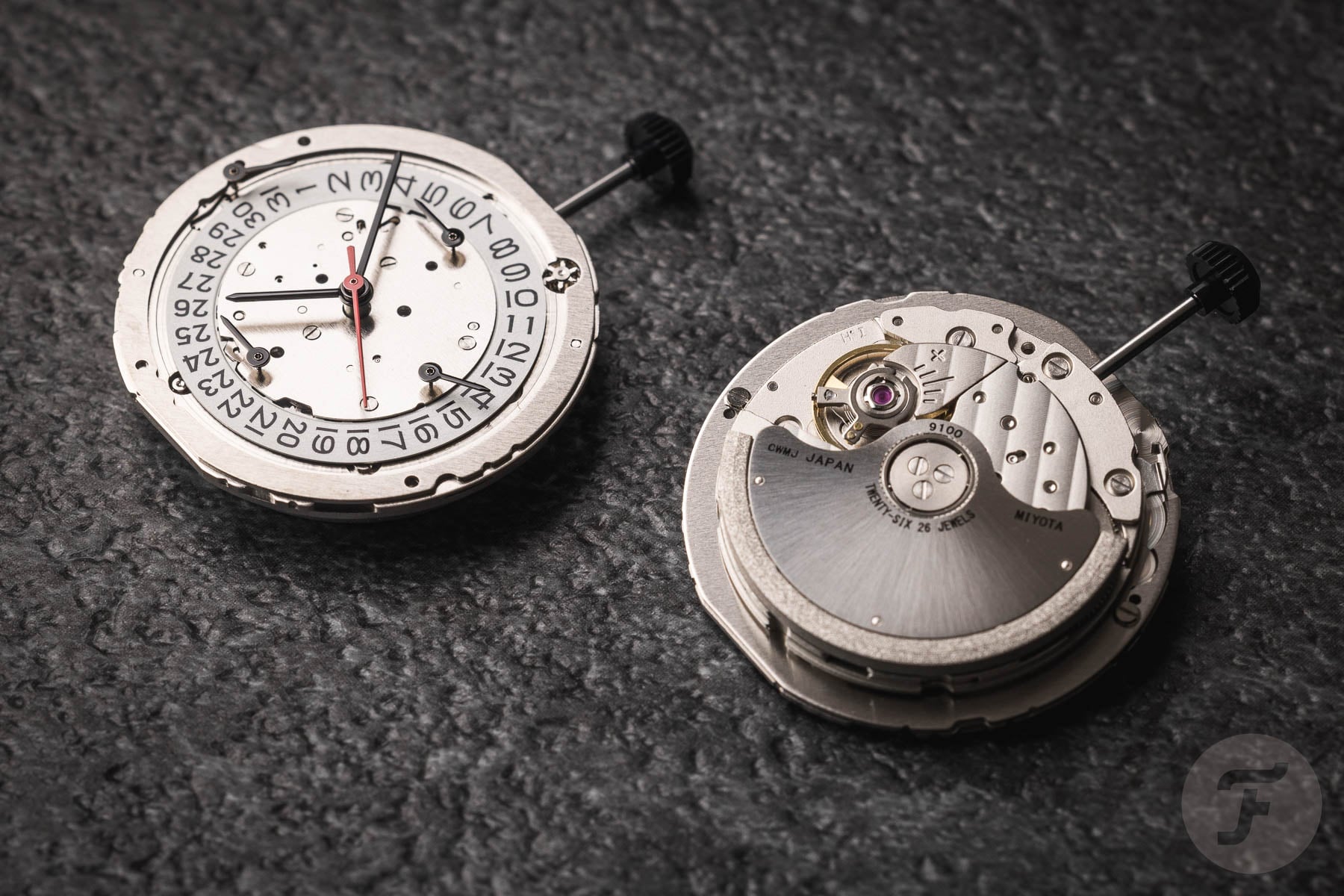 uncased Miyota movements