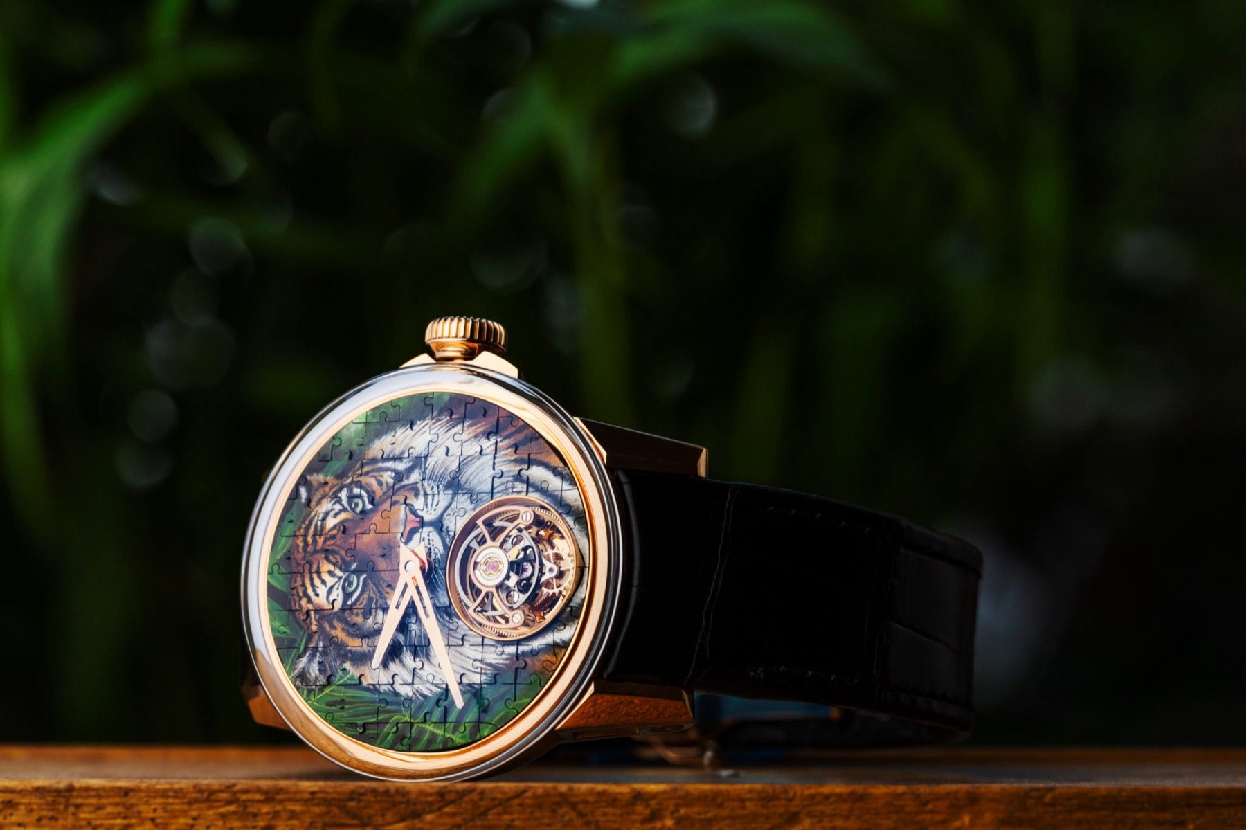 Presenting Louis Moinet's Savanna Tourbillon Watch With Painted