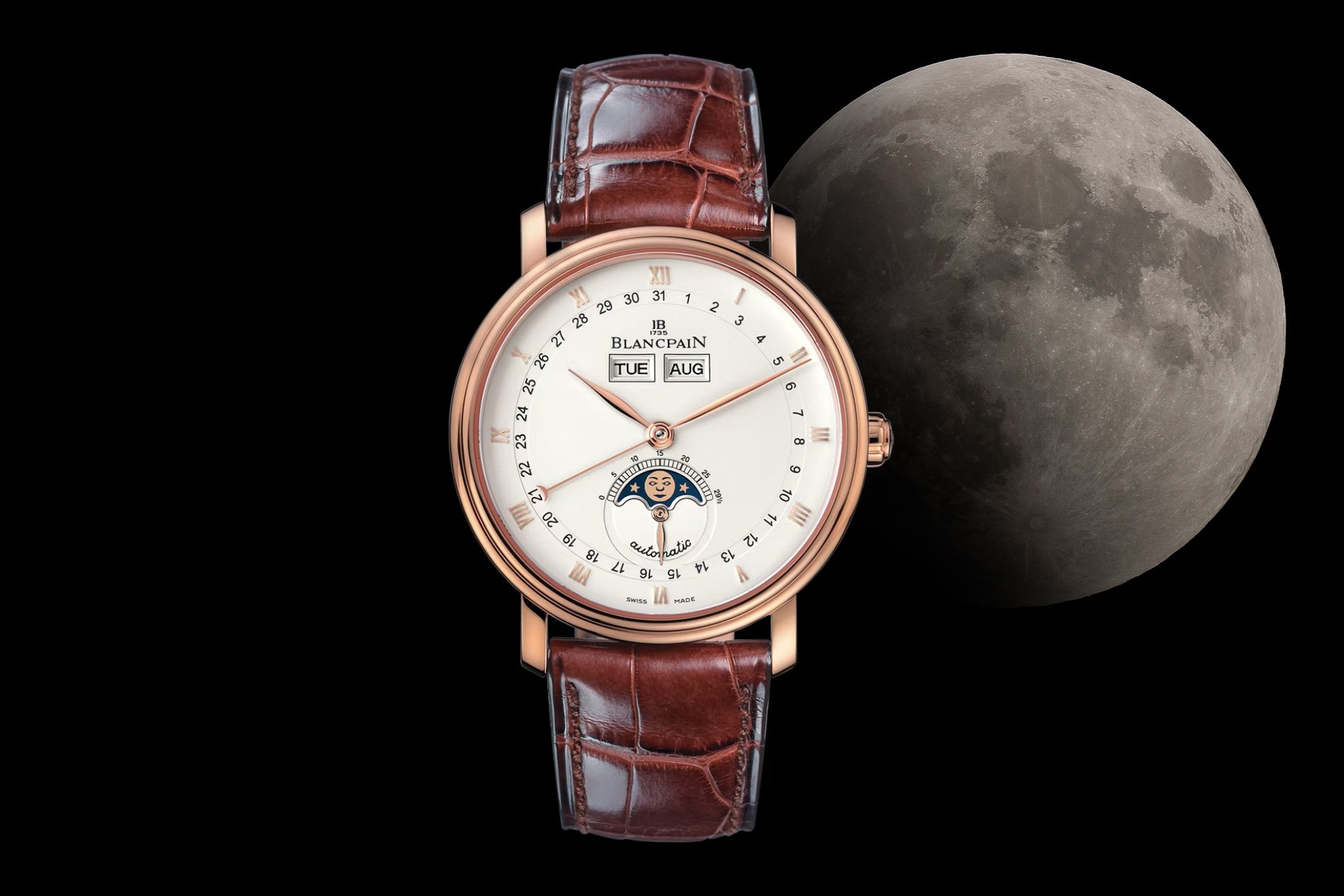 Haute Horlogerie under €10,000 Blancpain Villeret Quantième Complet ref. 6263-3642-55B