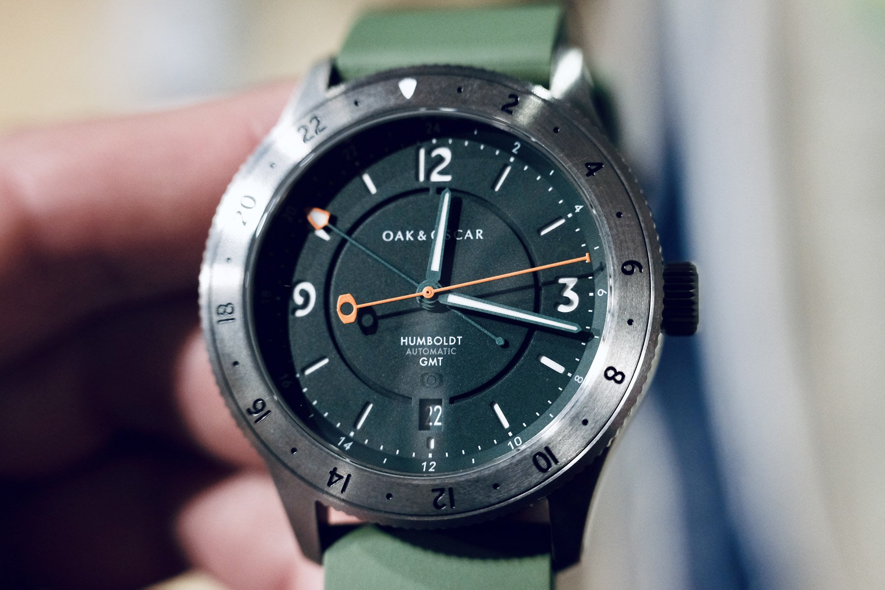 Windup Watch Fair 2023 NYC Oak & Oscar Humboldt GMT Titanium