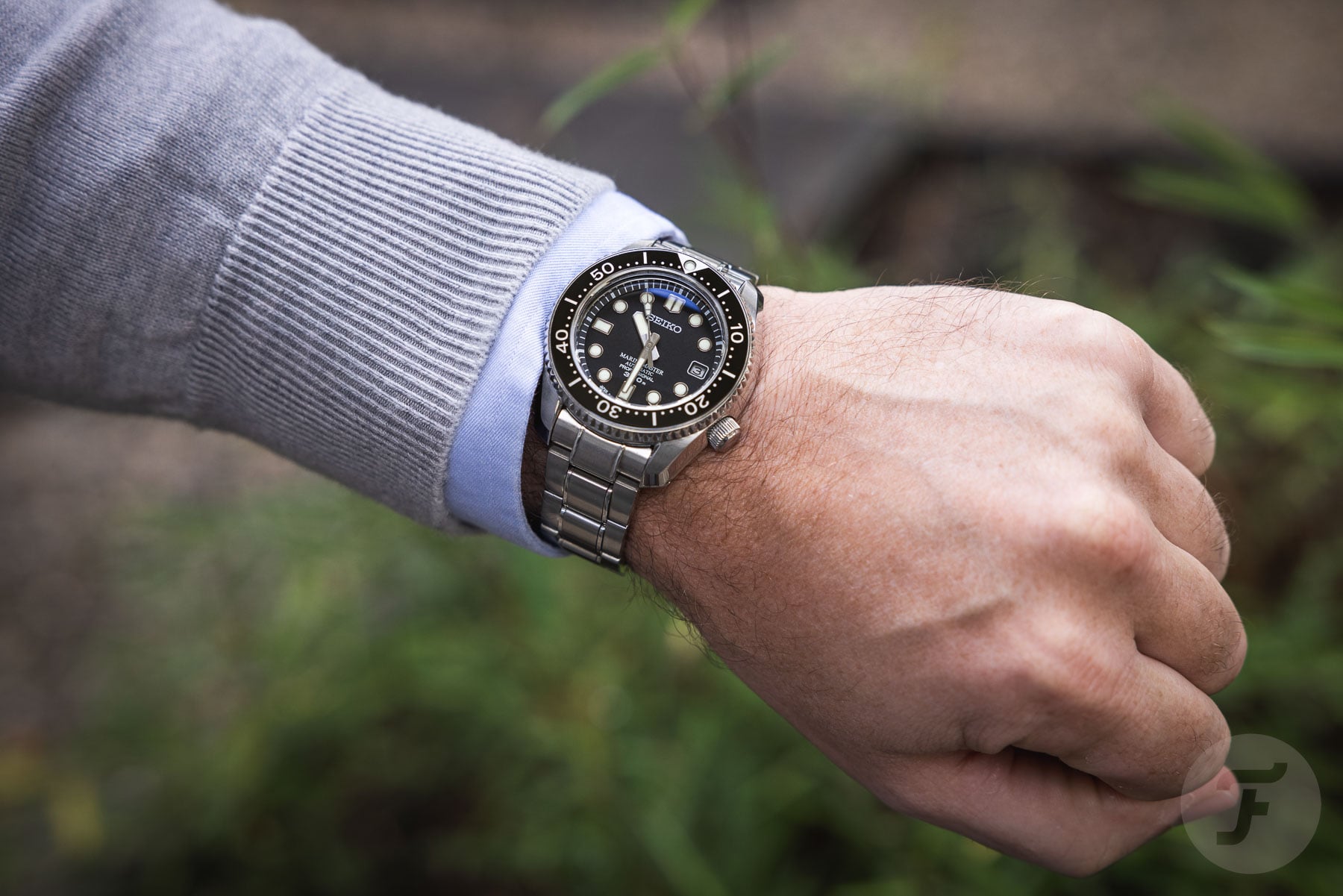 Seiko Marinemaster SBDX001 wrist shot