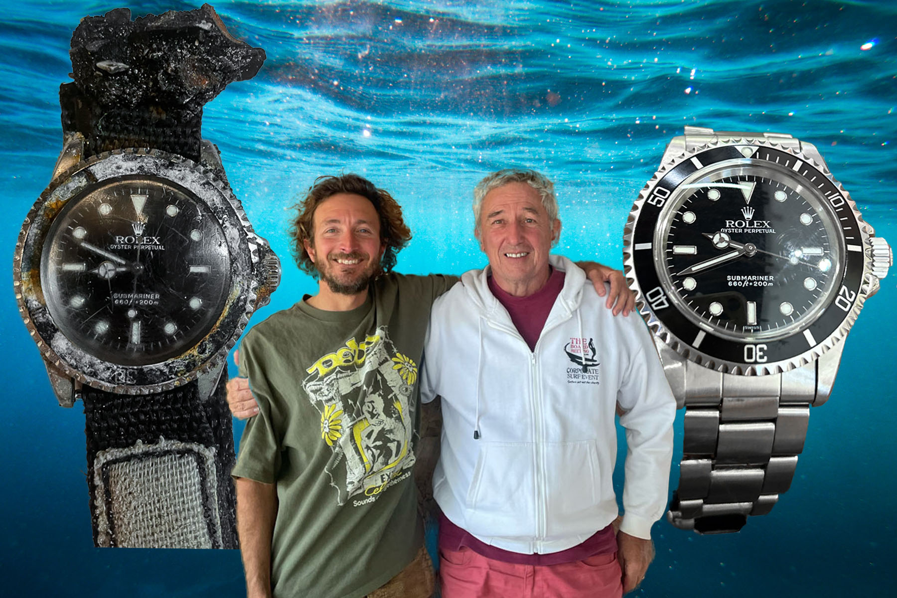 Lost And Found: Vintage Rolex Submariner Discovered On The Ocean Floor Returns Home After A Five-Year Adventure