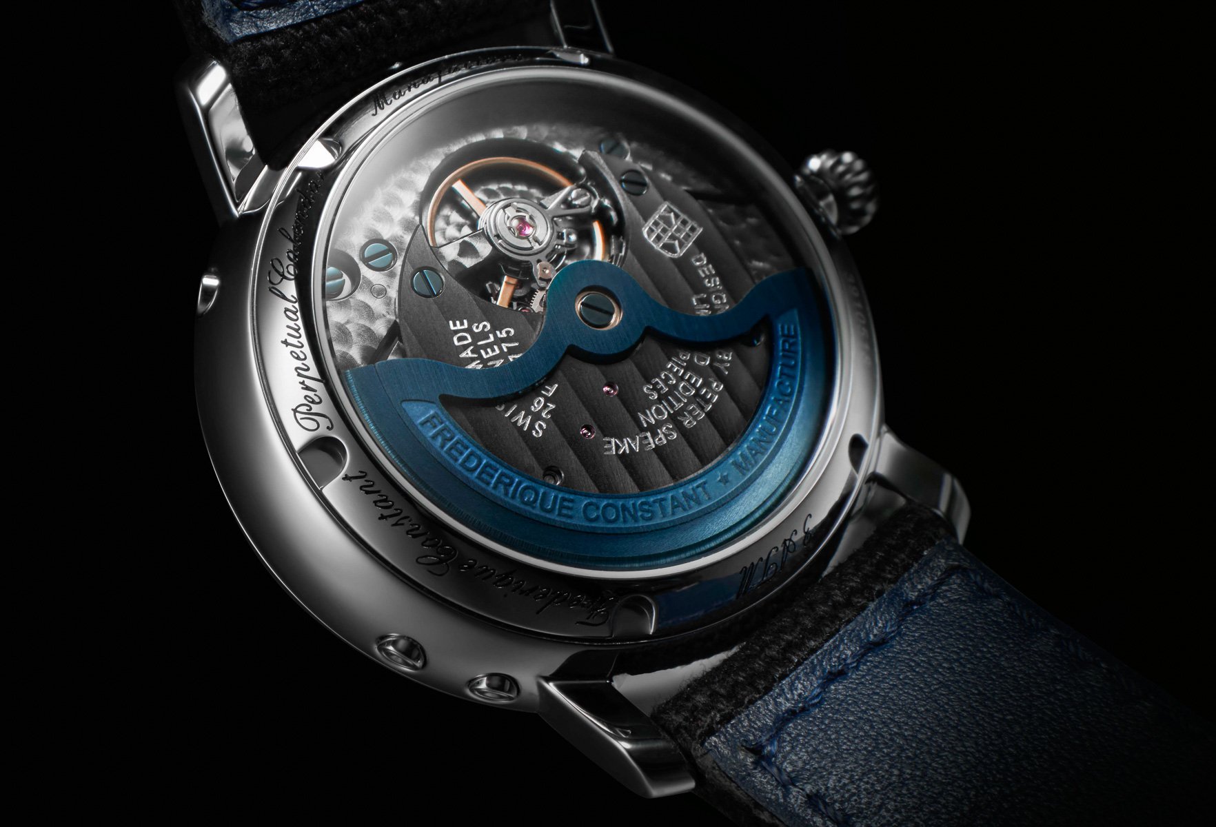 F】 Frederique Constant Slimline Perpetual Calendar P. Speake