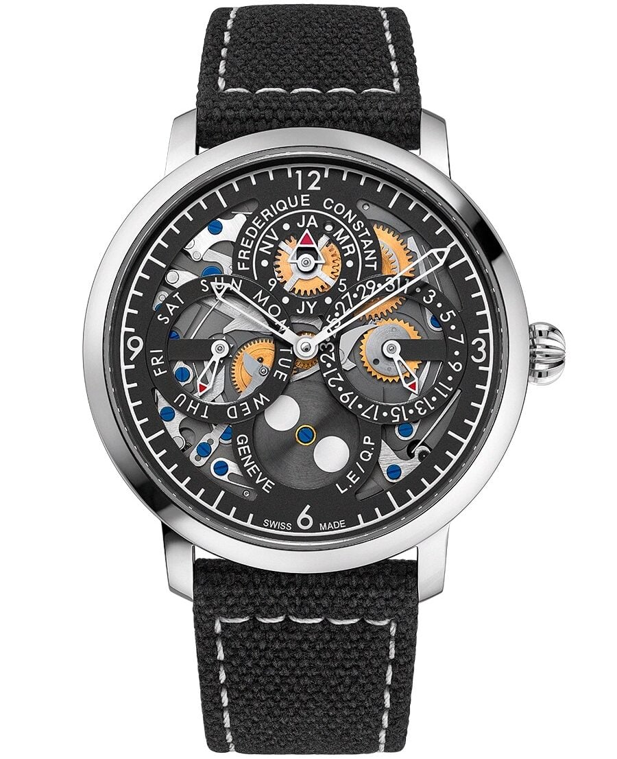 Frederique Constant Slimline Perpetual Calendar Manufacture Skeleton